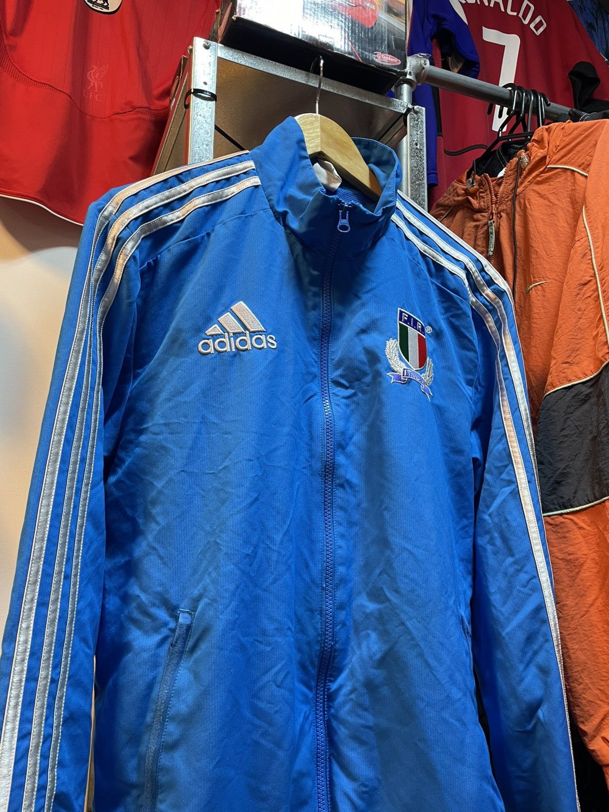 Adidas Adidas Italy Football Tracksuit Size US M / EU 48-50 / 2 - 2 Thumbnail