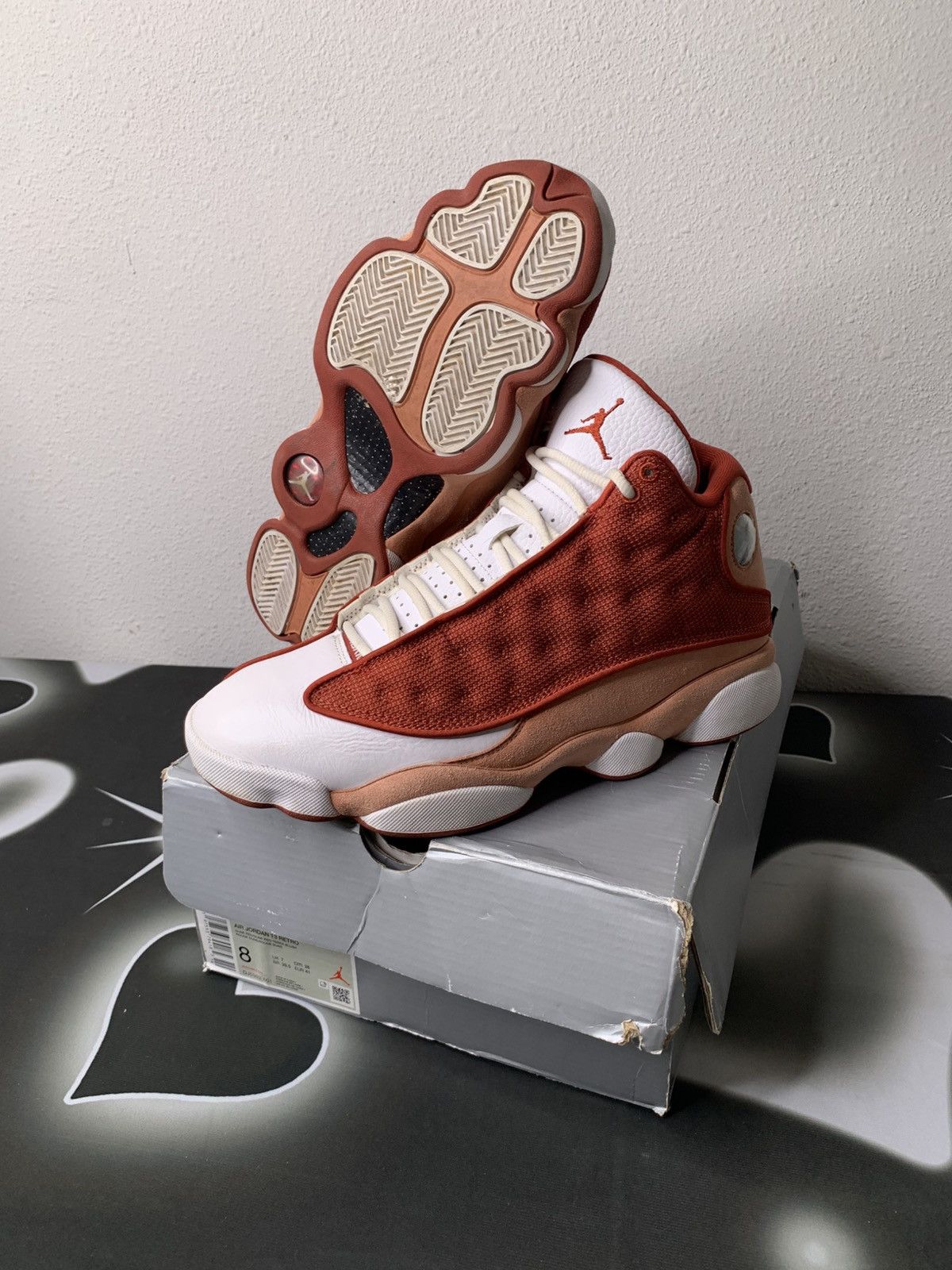 Jordan Brand Air Jordan 13 Retro Dune Red Size US 8 / EU 41 - 9 Thumbnail