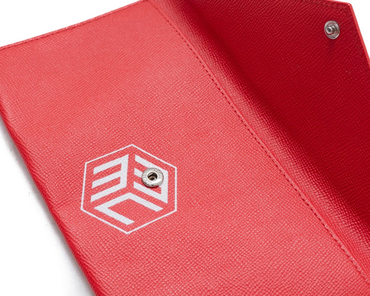 MCM MCM Red Canvas Logo Envelope Cosmetics Pouch Size ONE SIZE - 6 Thumbnail
