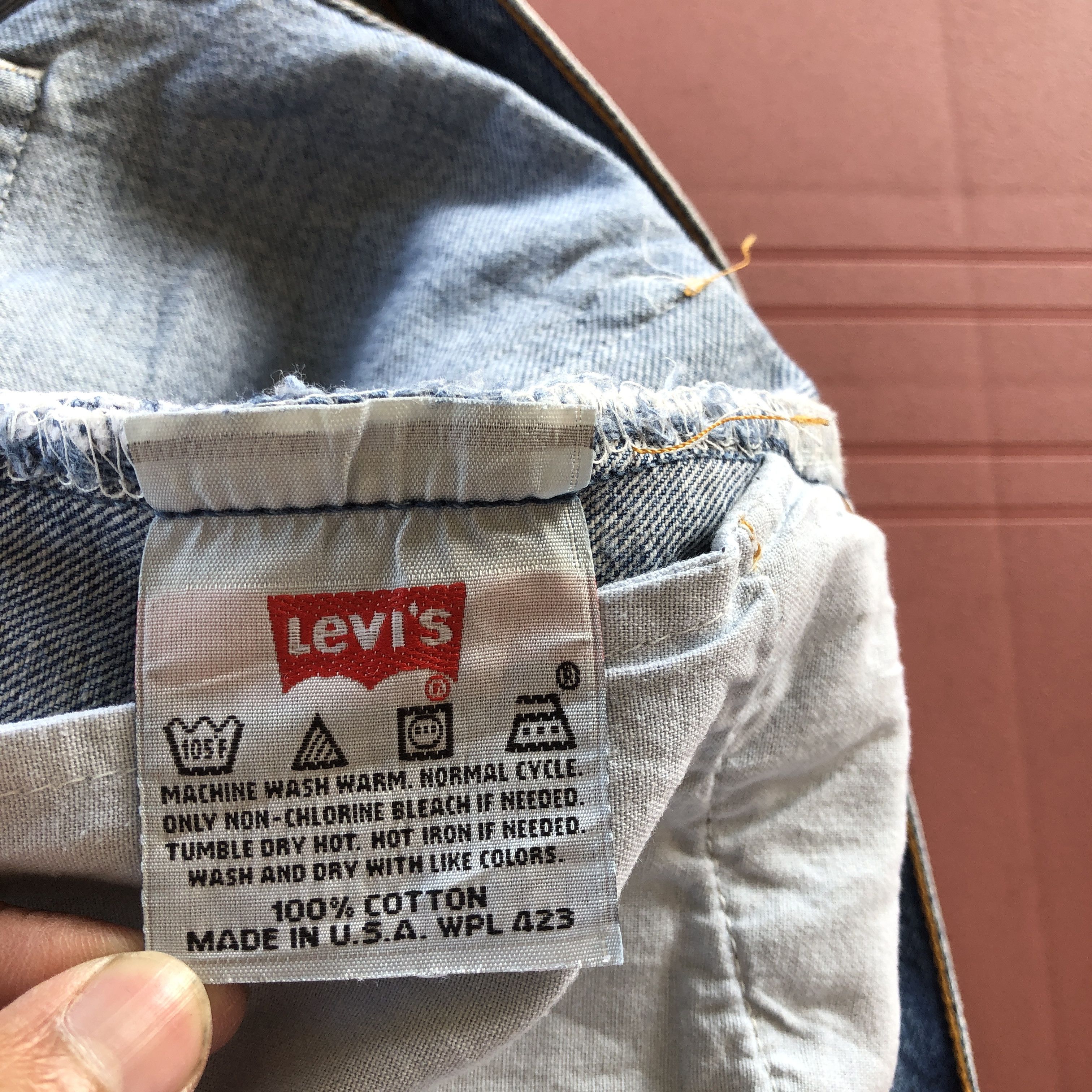 Levi's Vintage Levis 501 Jeans Sun Faded Blue Wash Levi's 501 Denim Size US 30 / EU 46 - 9 Thumbnail