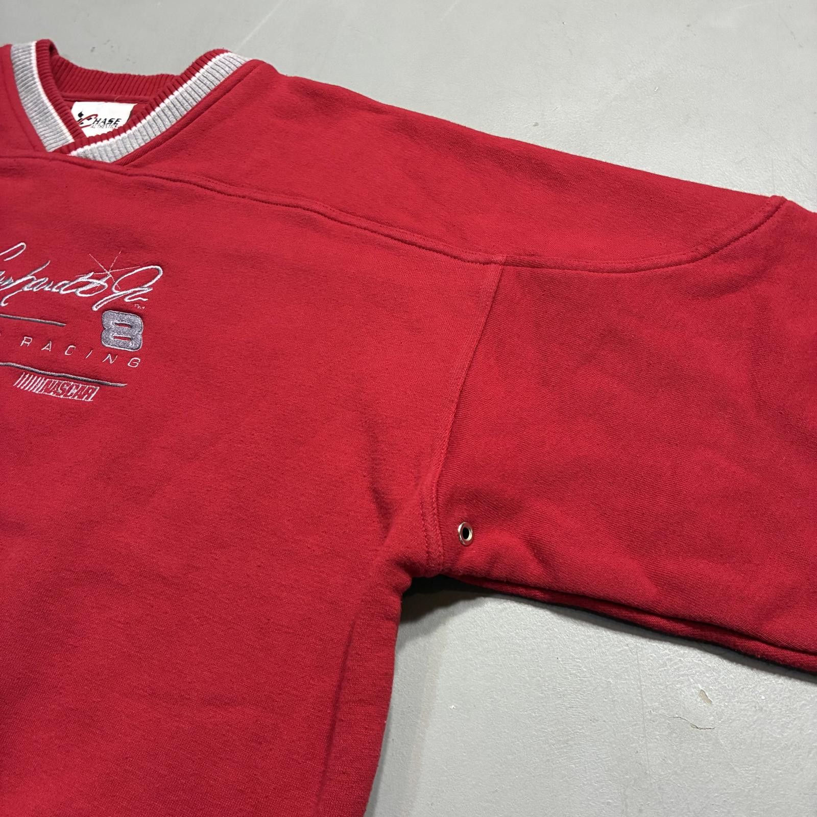 Chase Authentics Y2K Dale Earnhardt Jr. Red Oversized Pullover Sweatshirt XL Size US XL / EU 56 / 4 - 3 Thumbnail
