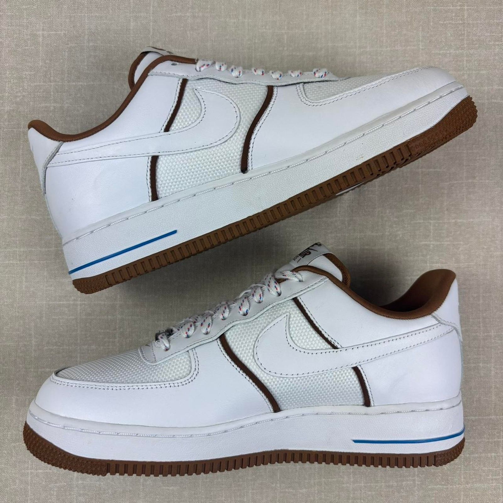 Nike 2024 Nike Air Force 1 Low '07 “White Light British Tan” 9M Size US 9 / EU 42 - 4 Thumbnail
