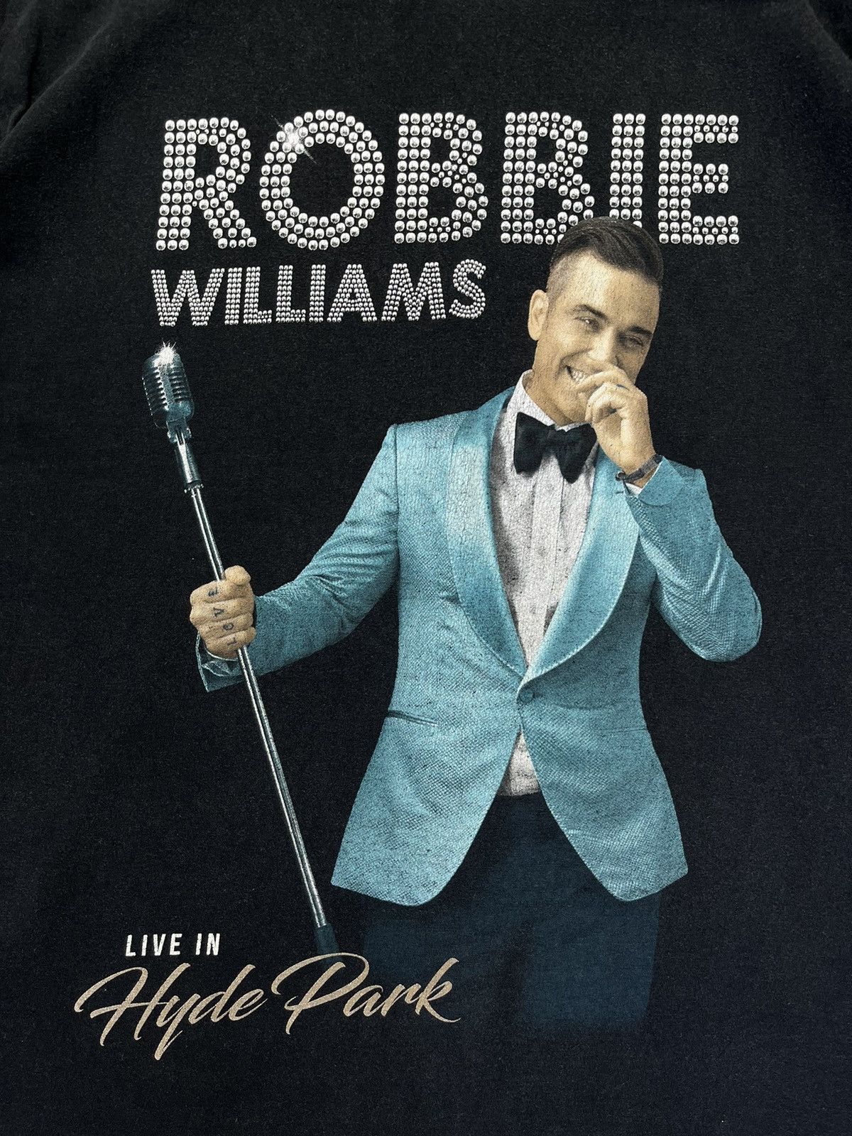 Band Tees × Vintage Vintage Robbie Williams live show London graphic band tee Size US L / EU 52-54 / 3 - 4 Thumbnail