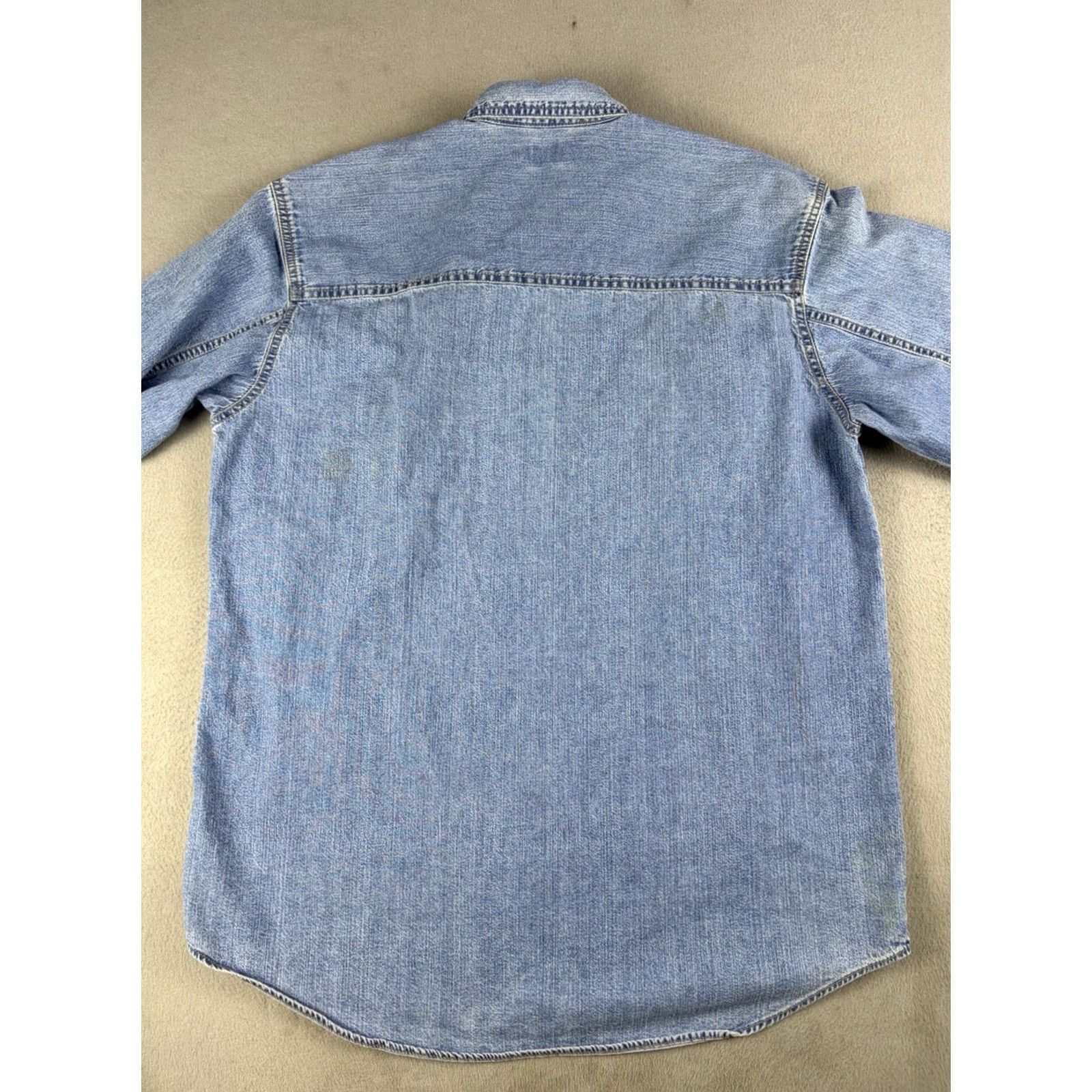 Levi's VINTAGE Levi’s Denim Shirt Men’s Size M Long Sleeve 90s Button-Up Blue Size US M / EU 48-50 / 2 - 7 Thumbnail