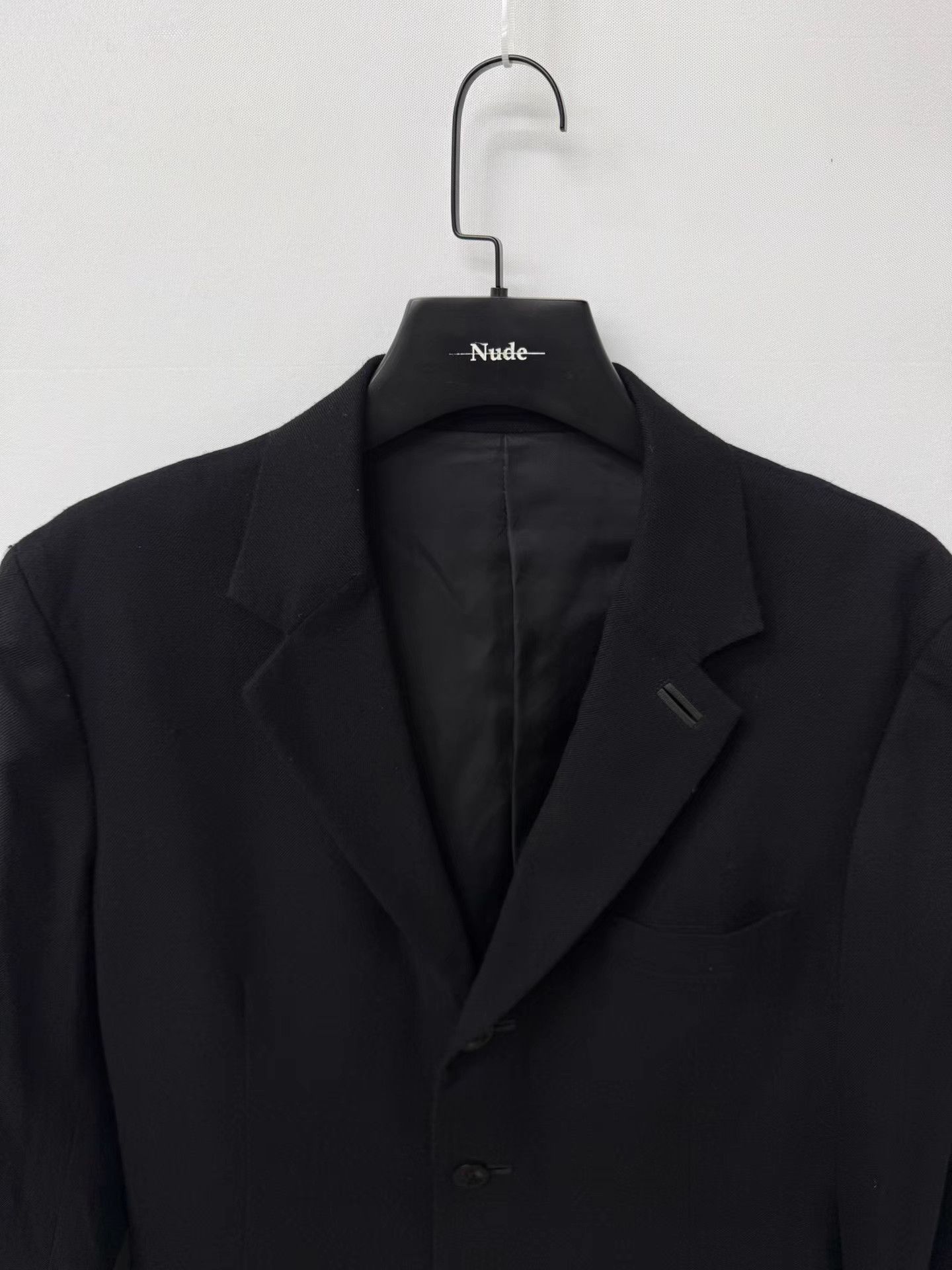 Yohji Yamamoto Yohji Yamamoto Y's for men Leather Paneled Wool Blazer K20 Size US L / EU 52-54 / 3 - 4 Thumbnail