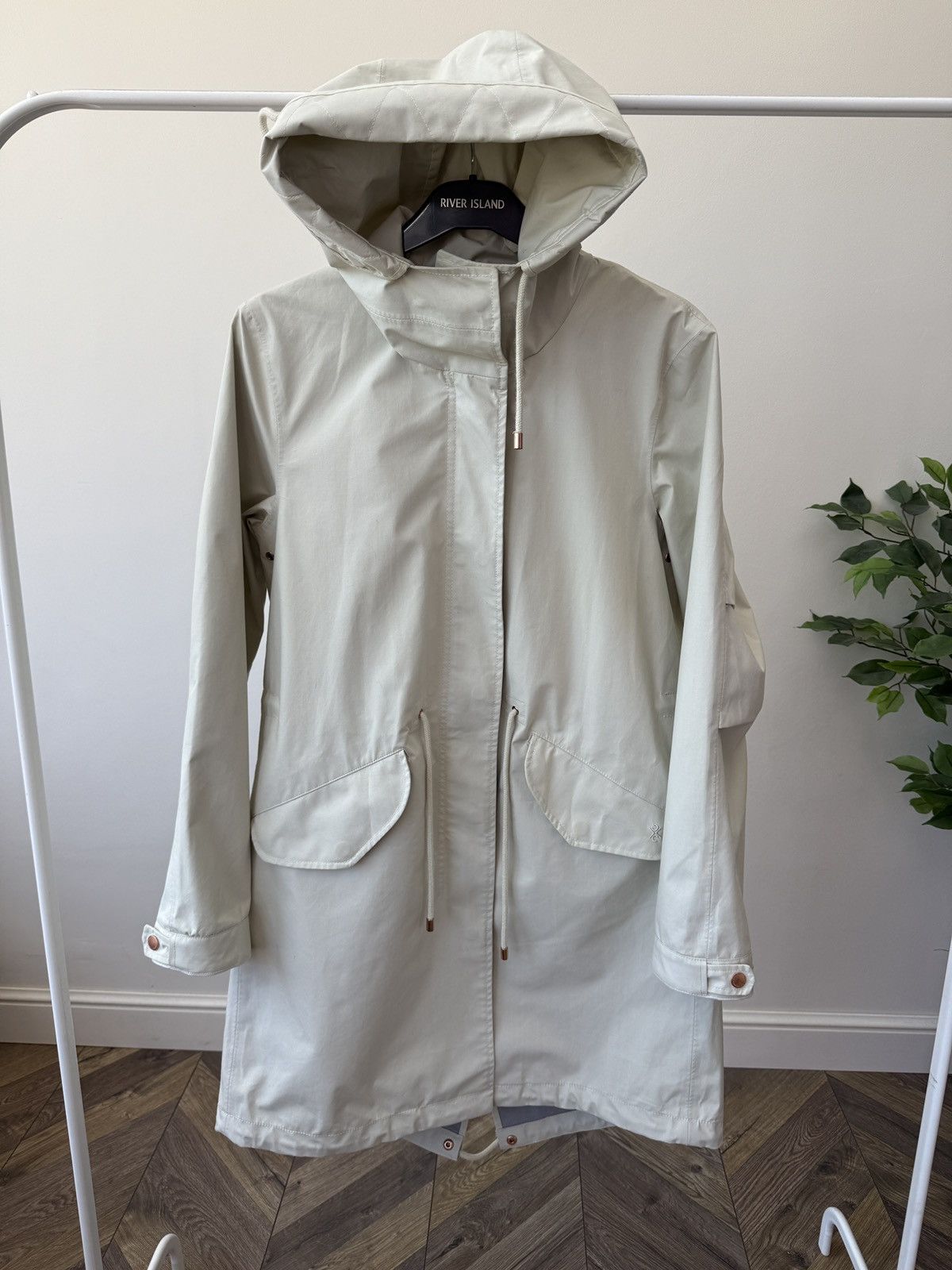 Other Vintage LangerChen Women’s Hooded Raincoat Organic Parka Size M / US 6-8 / IT 42-44 - 1 Thumbnail