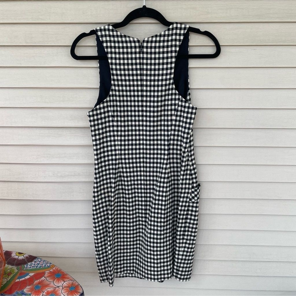 Nicole Miller Nicole Miller Black & White Gingham Print Dress Size 4 Size S / US 4 / IT 40 - 4 Thumbnail