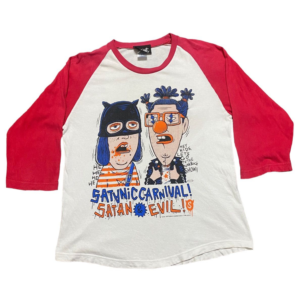 Seditionaries Satanic Carnival Raglan Shirt 'Lets Go Punk Rock Show!! Size US M / EU 48-50 / 2 - 1 Thumbnail