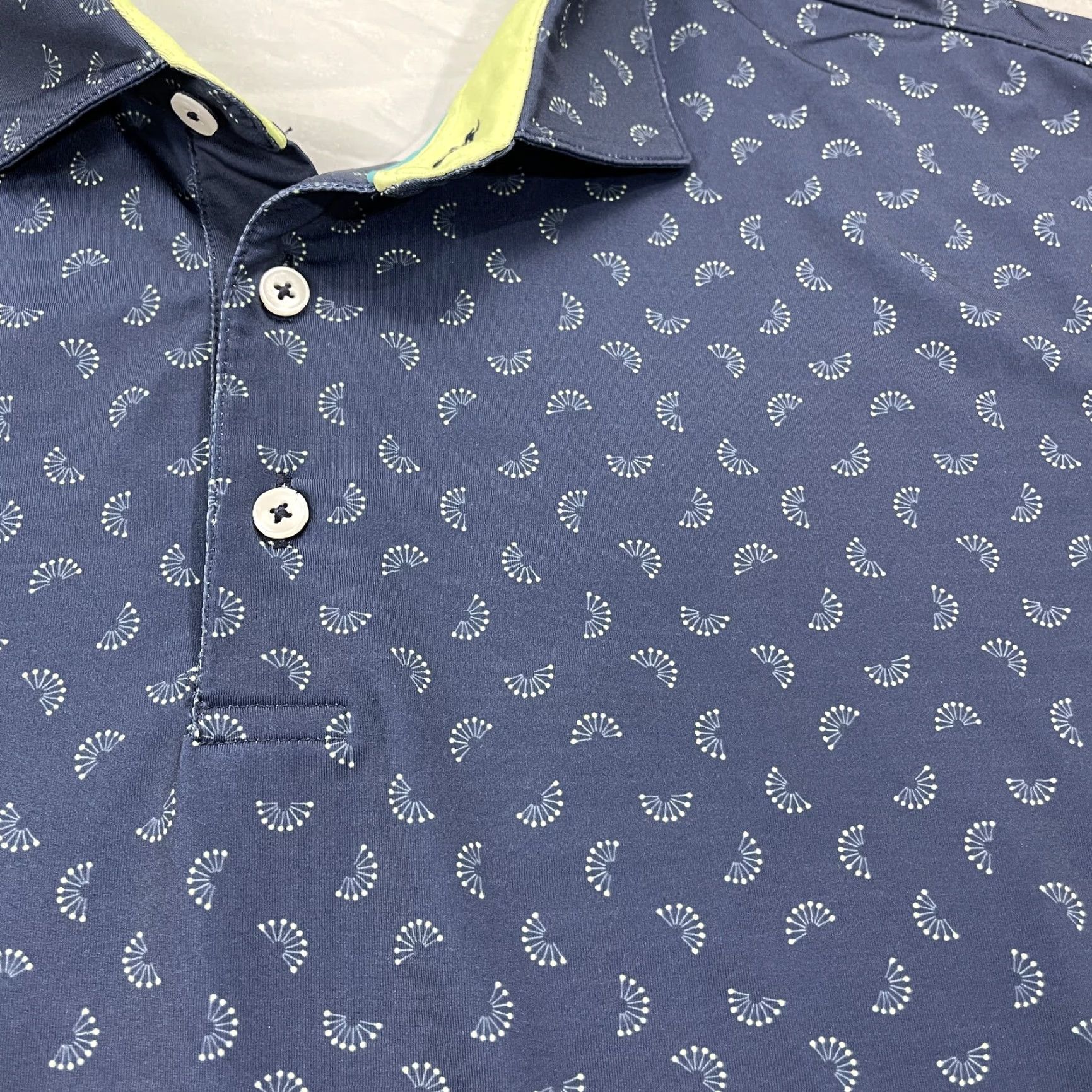 Vintage Devereux Polo Shirt Mens Large Blue Golf Polo Shirt Regular Short Sleeve Button Collared Logo Performance All Seasons Blue Size US L / EU 52-54 / 3 - 3 Thumbnail