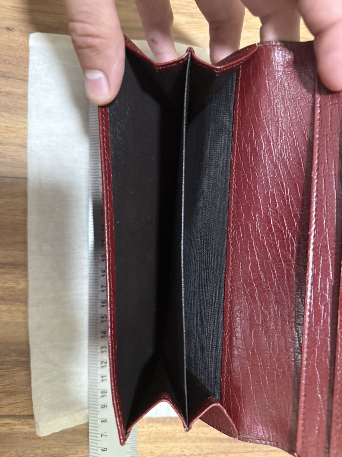 Gucci Gucci Continental Wallet – GG Supreme / Red Leather Size ONE SIZE - 5 Thumbnail