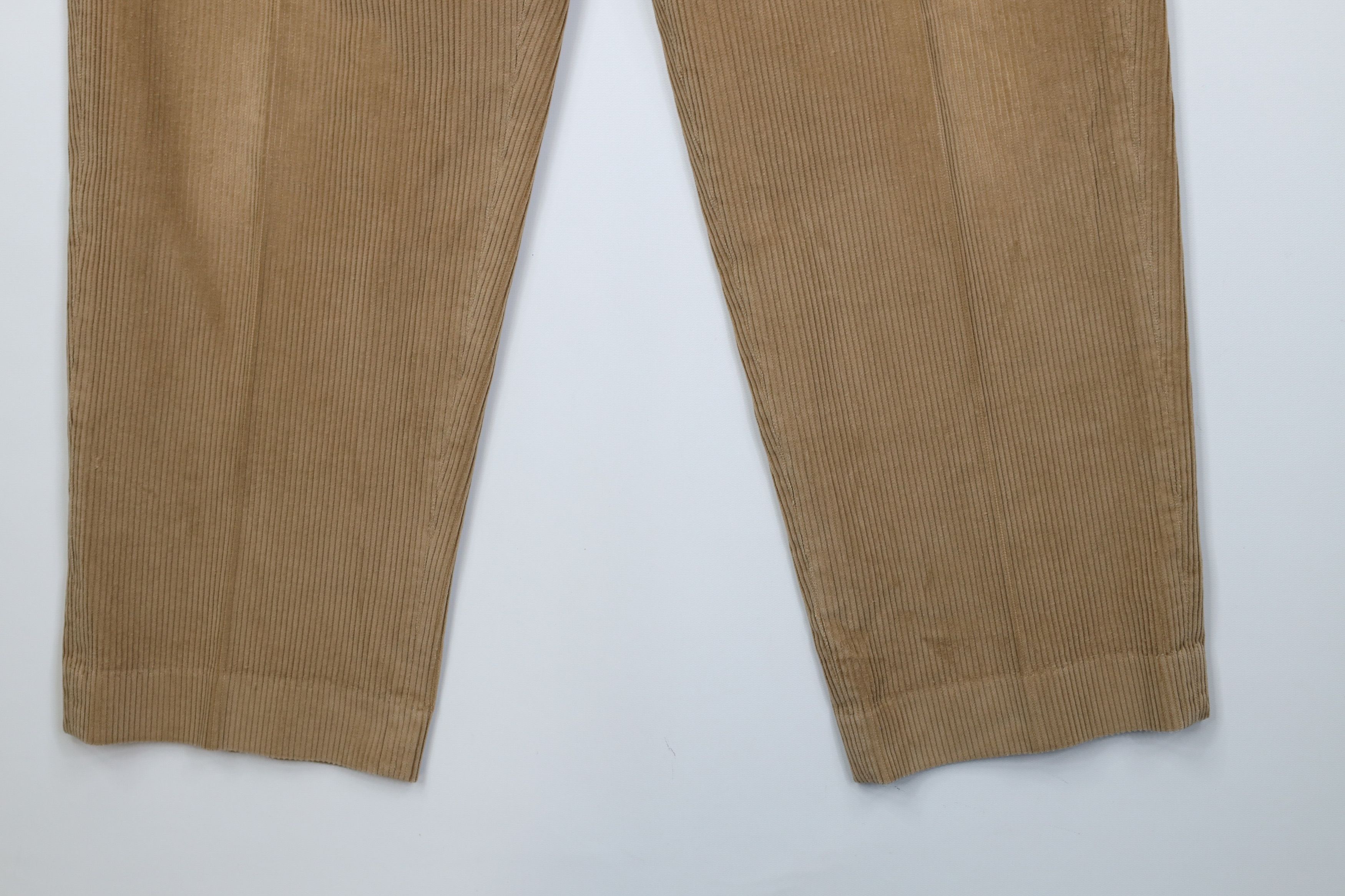 L.L. Bean Vtg 90s LL Bean Wide Leg Corduroy Chino Pants Trousers Beige Size US 34 / EU 50 - 5 Thumbnail
