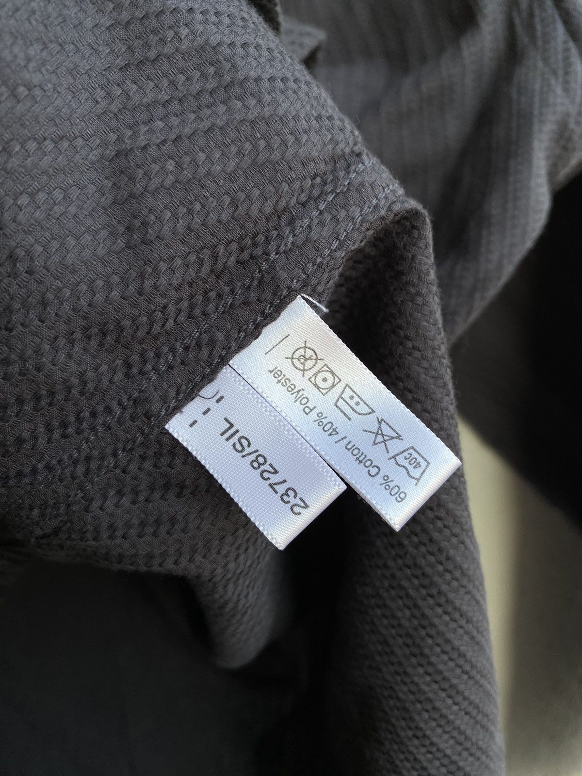 Yves Saint Laurent Carbon YSL Shirt Dark Grey Size US M / EU 48-50 / 2 - 7 Thumbnail