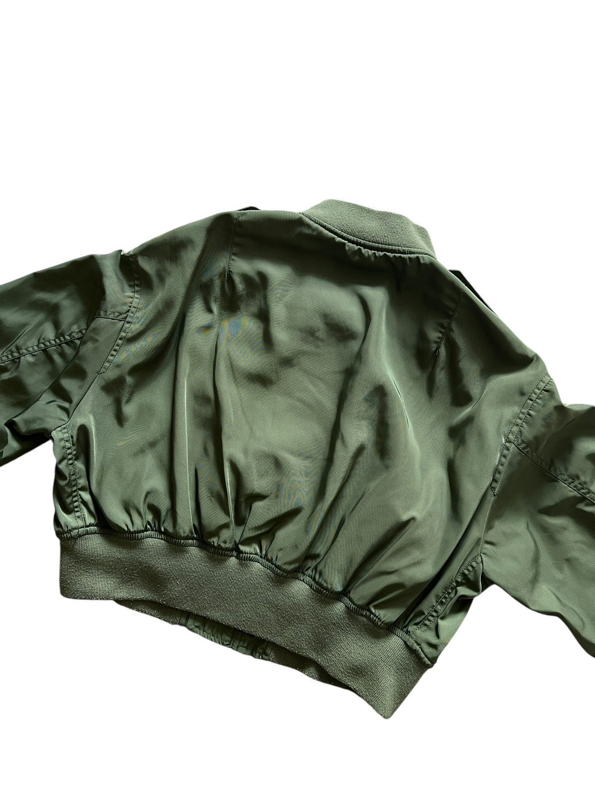 Japanese Brand 2000s SLY Military Cropped Bomber Jacket Size S / US 4 / IT 40 - 6 Thumbnail