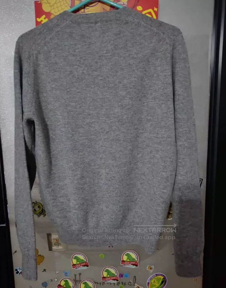 Comme des Garcons Comme Des Garcons Knitted Cardigan Light Gray Large and Sm Size S / US 4 / IT 40 - 3 Thumbnail