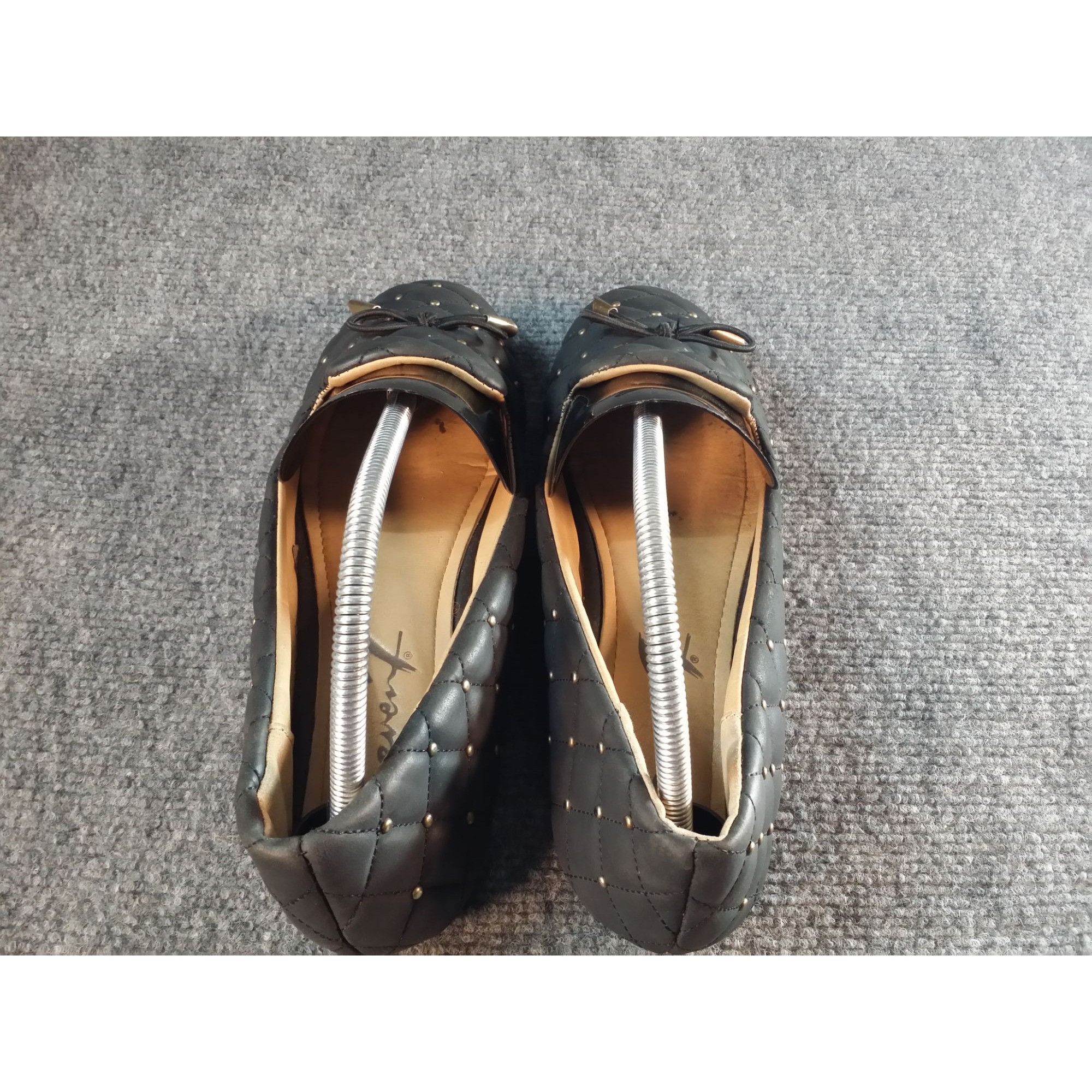 Seven 7 Seven 7 Quilted Stud Ballet Flats Women Sz 10 Black Bow Low Size US 10 / IT 40 - 5 Thumbnail