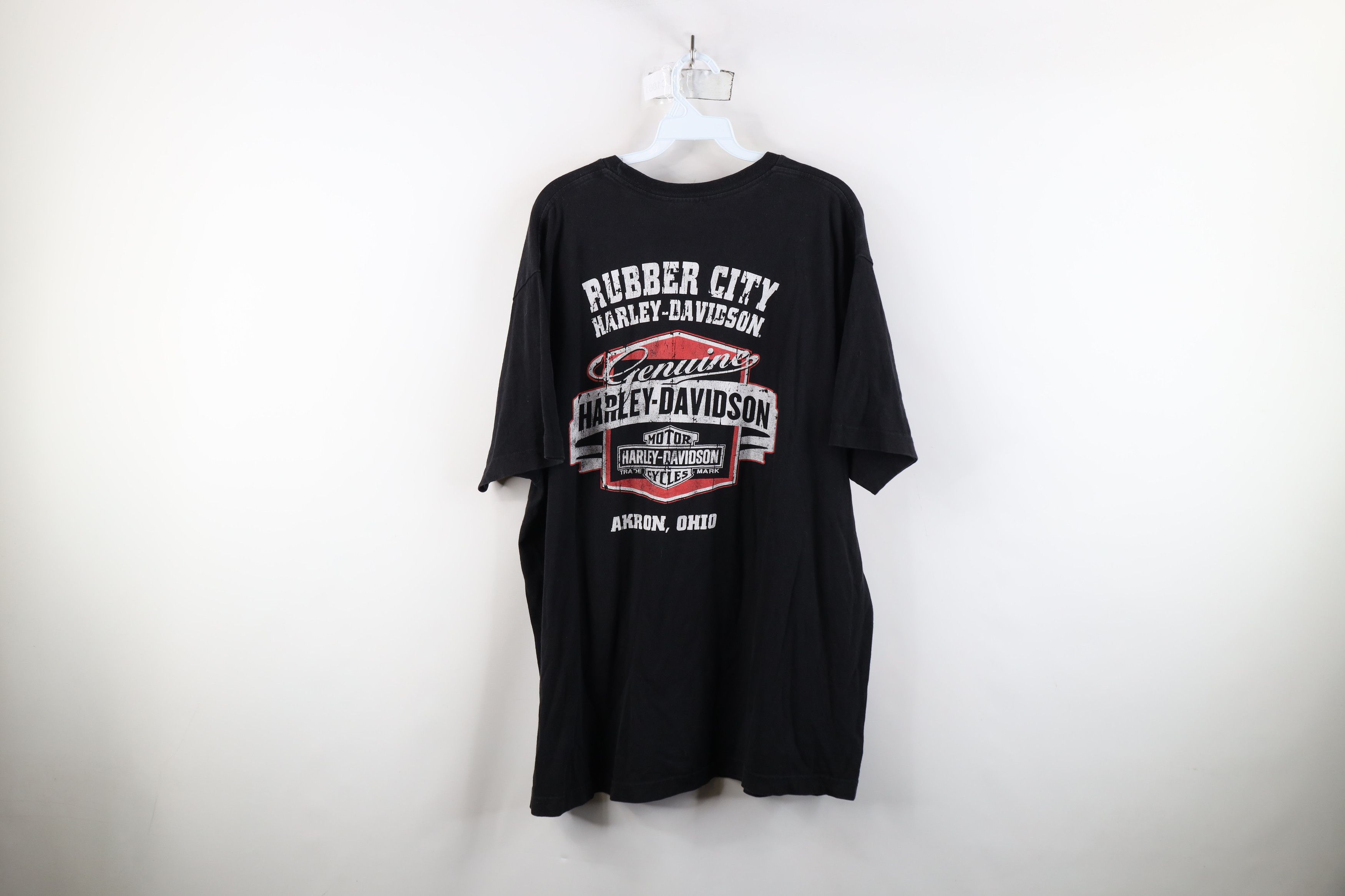 Harley Davidson × Vintage Y2K Harley Davidson Big Logo USA Flag Short Sleeve T-Shirt Size US XXL / EU 58 / 5 - 12 Thumbnail