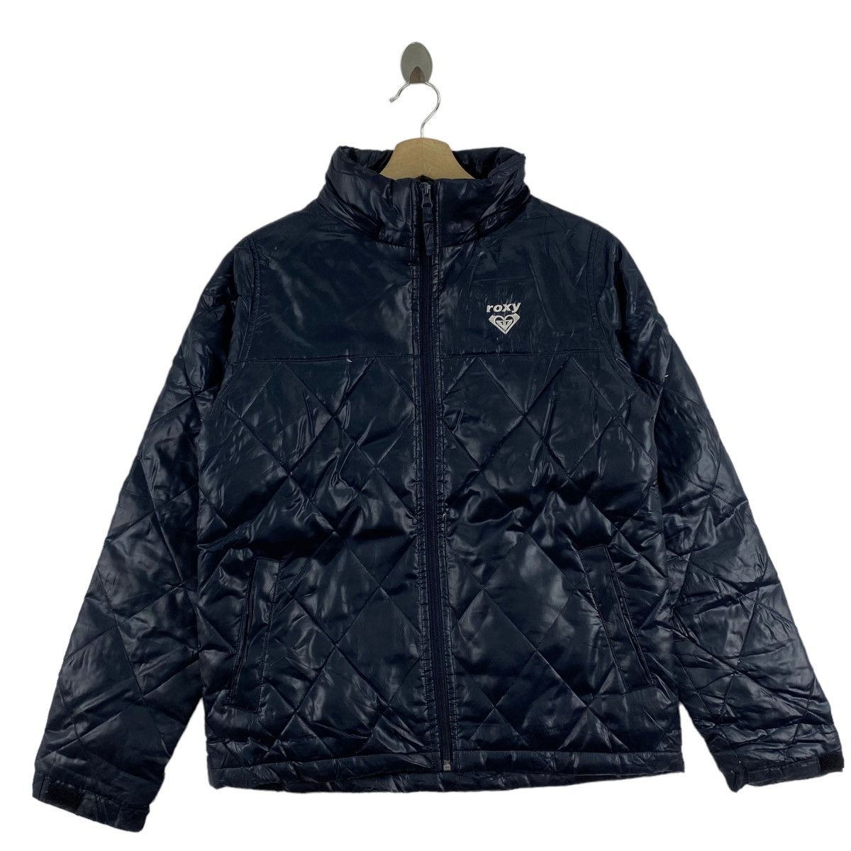 Other ROXY SURF Emboidered Logo Quilted Black Bomber Jacket Size US M / EU 48-50 / 2 - 1 Thumbnail