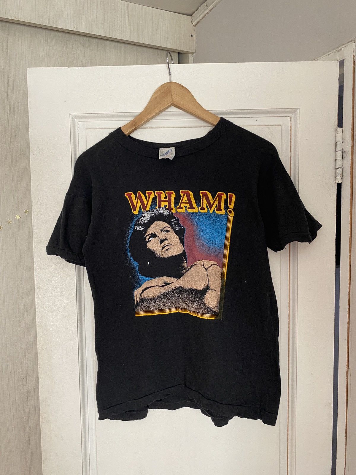 Band Tees × Vintage George Michael WHAM! 1980’ Size US M / EU 48-50 / 2 - 1 Thumbnail