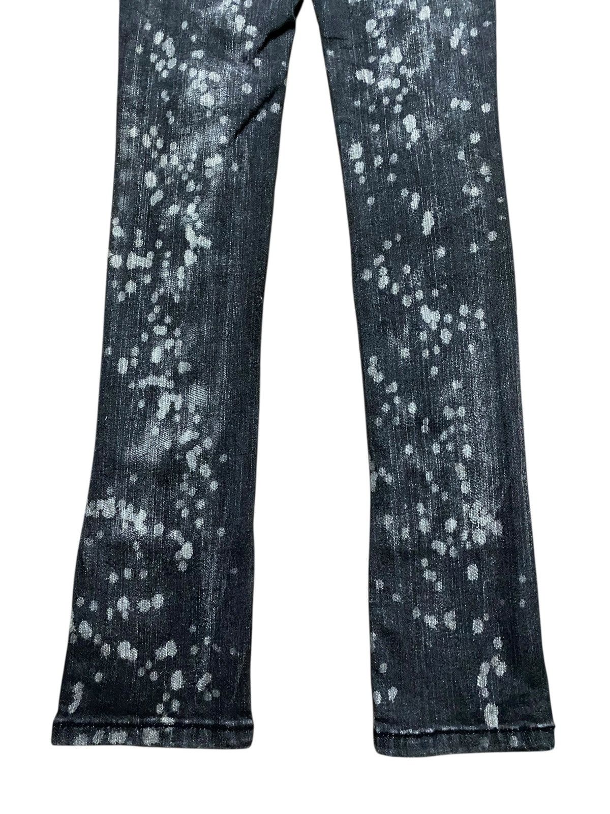 Japanese Brand Unbrand Acid Wash Distressed Skinny Jeans Size US 28 / EU 44 - 6 Thumbnail