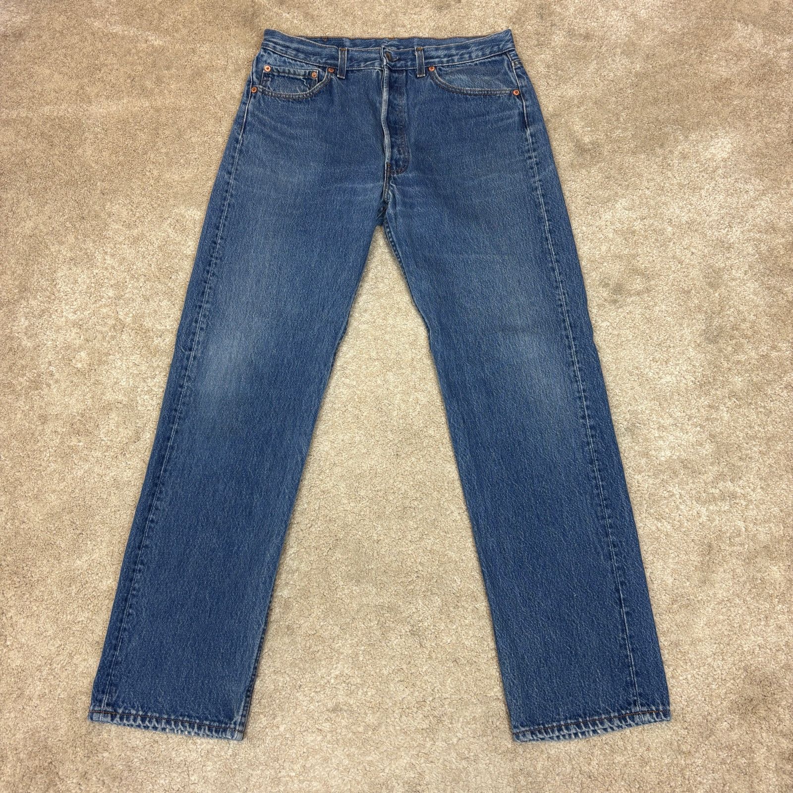 Levi's × Vintage Vintage 80s Levi's 501 Made in USA Jeans 34x32 (32x31) Size US 34 / EU 50 - 3 Thumbnail