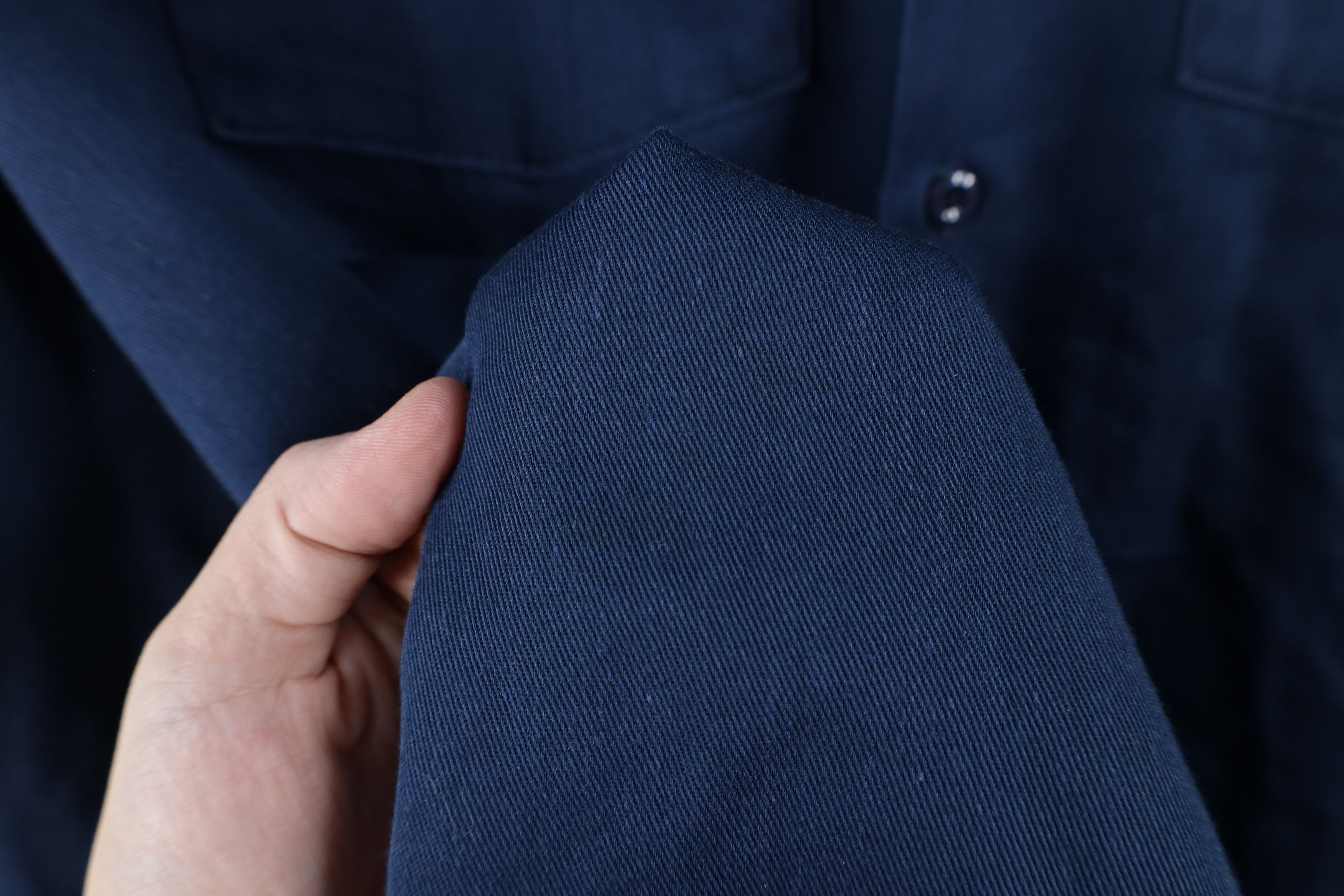 Dickies × Vintage Vintage 90s Dickies Workwear Mechanic Button Shirt Blue USA Size US M / EU 48-50 / 2 - 5 Thumbnail