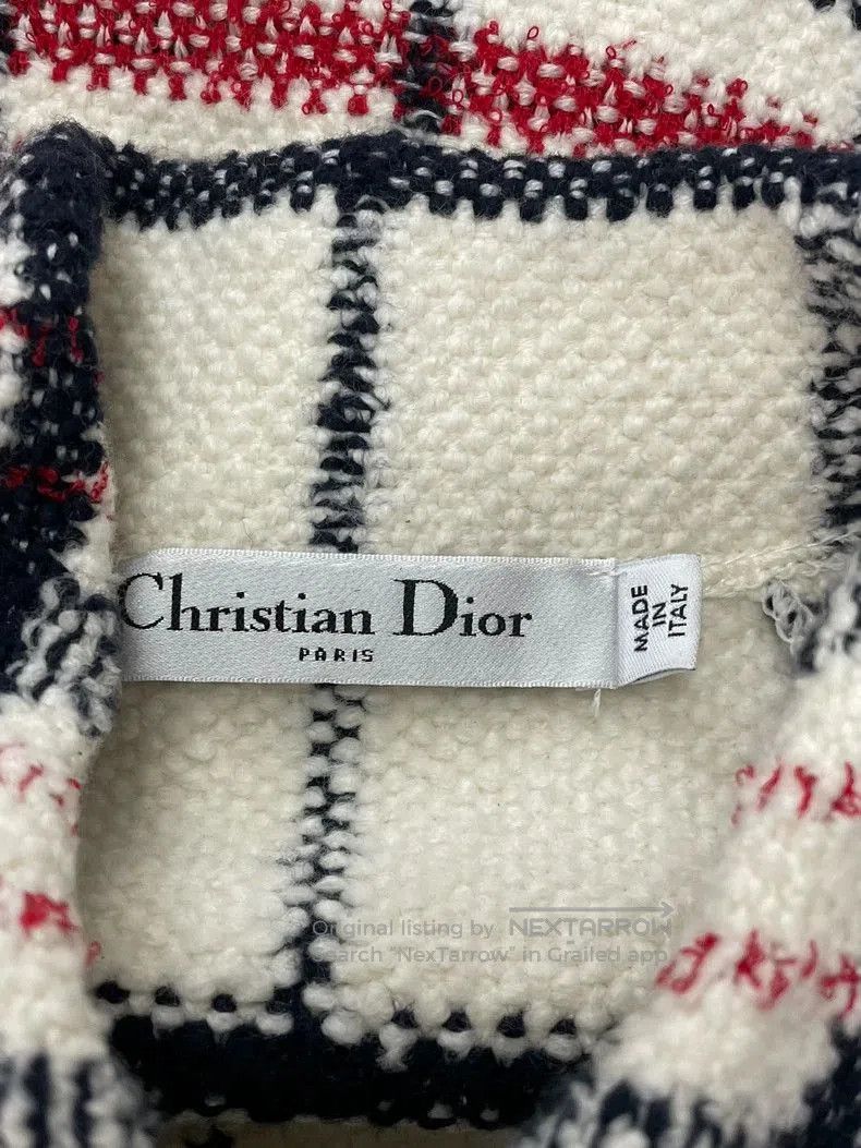 Dior Dior Check Logo Short Sleeve Jacket. Size US M / EU 48-50 / 2 - 4 Thumbnail