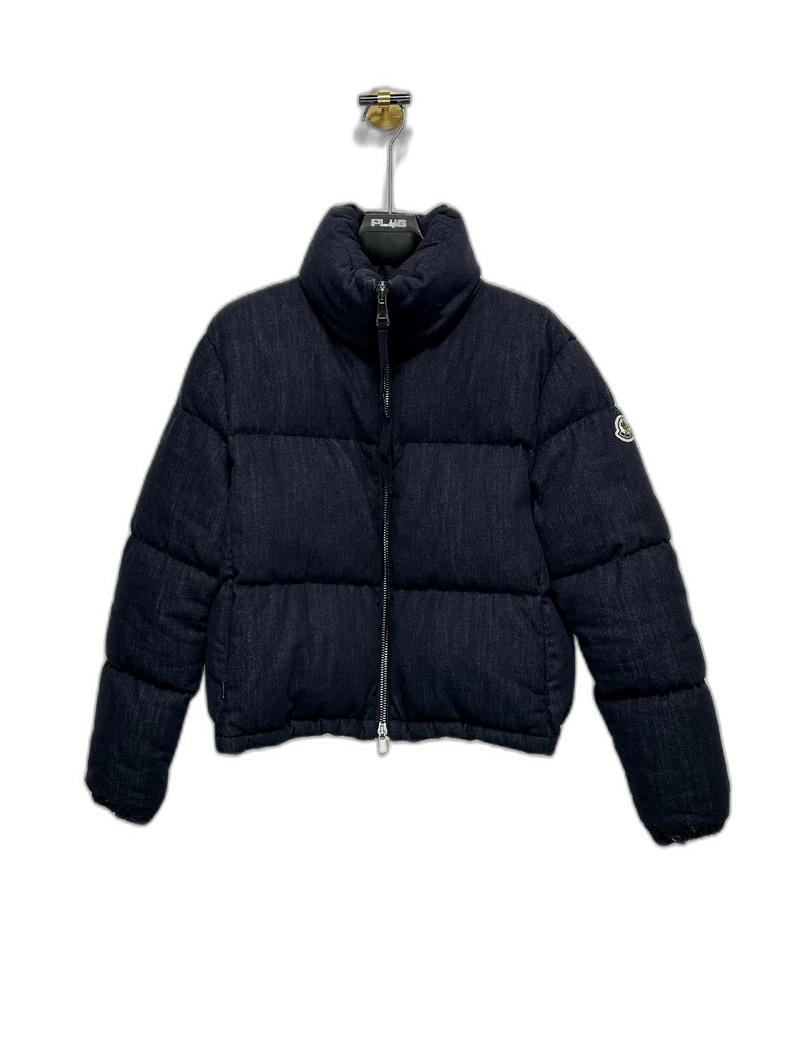 Moncler Short Sleeve Denim Puffer Jacket