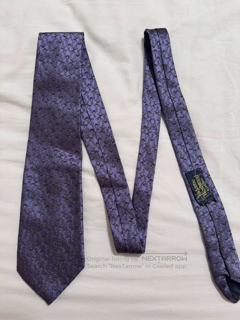 Vivienne Westwood Vivienne Westwood Purple Pearl Saturn Three-Dimensional Fl Size ONE SIZE - 1 Thumbnail
