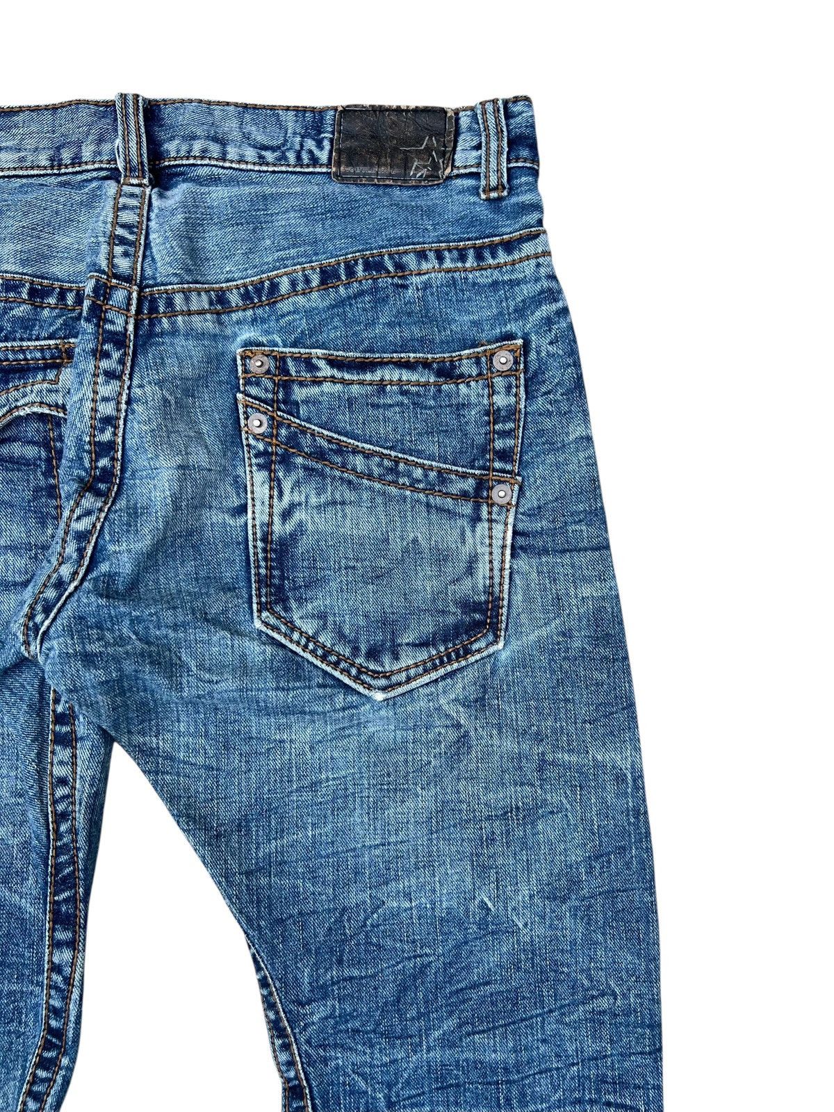 semanticdesign Rattle Trap Made in Japan Tartan Patchwork Denim Jeans Size US 32 / EU 48 - 17 Thumbnail