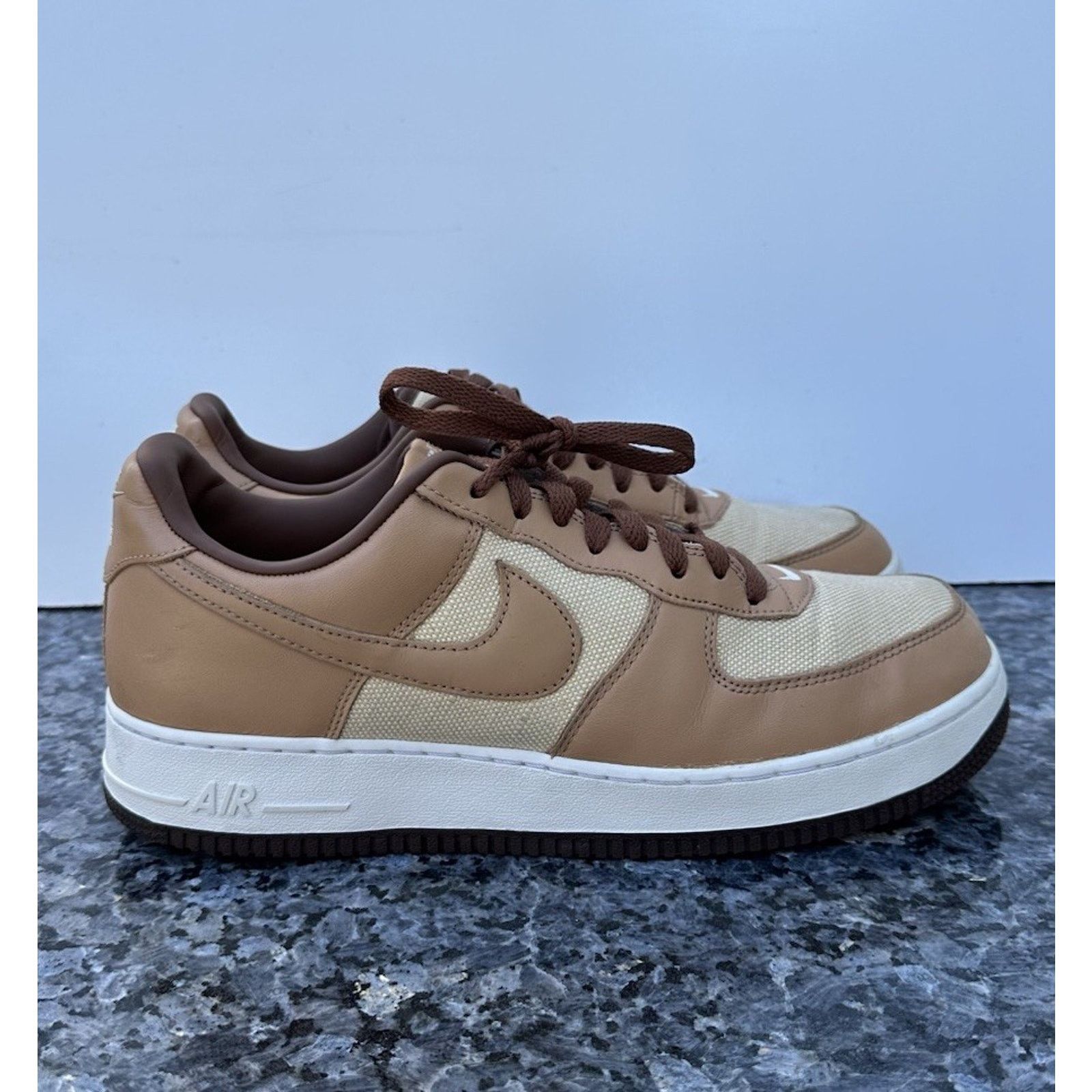 Nike NIKE AIR FORCE 1 QS NATURAL-UNDERBRUSH-ACORN SZ 10.5 Size US 10.5 / EU 43-44 - 1 Thumbnail