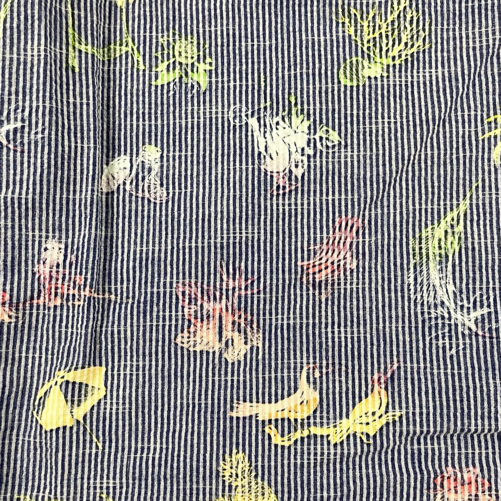 Tommy Bahama TOMMY BAHAMA Shirt Mens XL Blue Hawaiian Tropical Fish Palm Button-Down Shirt Size US XL / EU 56 / 4 - 7 Thumbnail