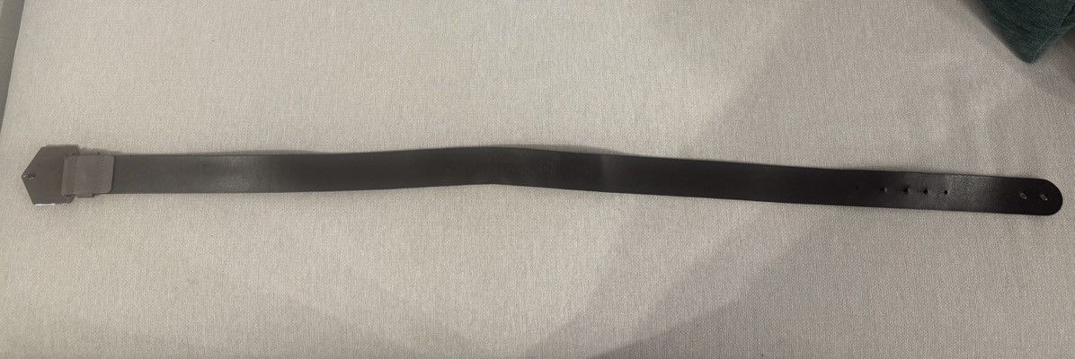 Philipp Plein Philipp Plein grey leather belt Size 36 - 5 Thumbnail