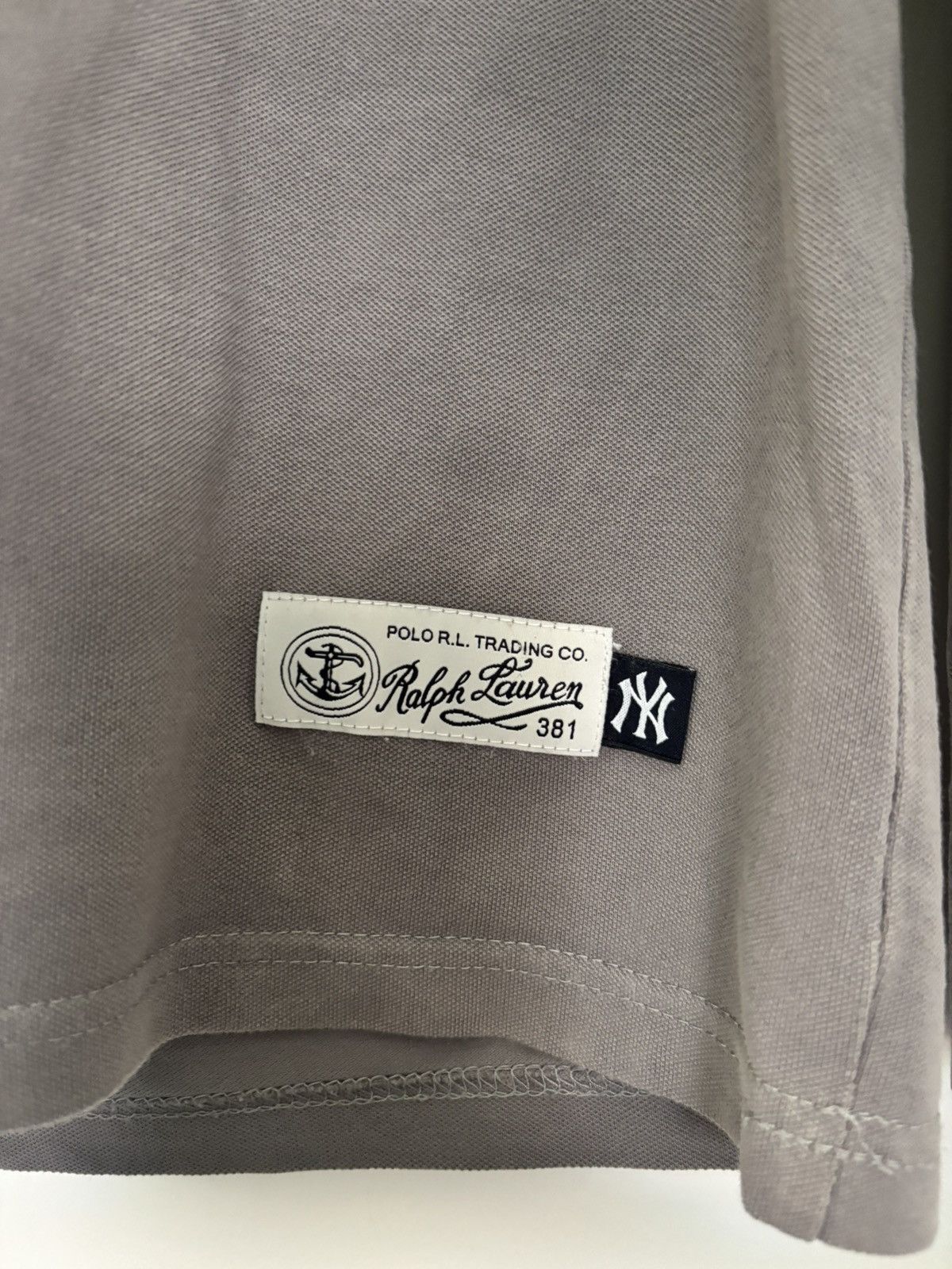 Polo Ralph Lauren Vintage Polo Sport Ralph Lauren Long Sleeve Polo Taupe Grey Size US L / EU 52-54 / 3 - 3 Thumbnail
