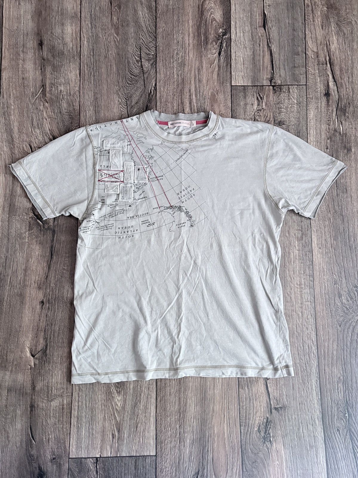 Nigel Cabourn Nigel Cabourn Utility Y2K Japanese Style Map Logo T-Shirt Size US L / EU 52-54 / 3 - 1 Thumbnail