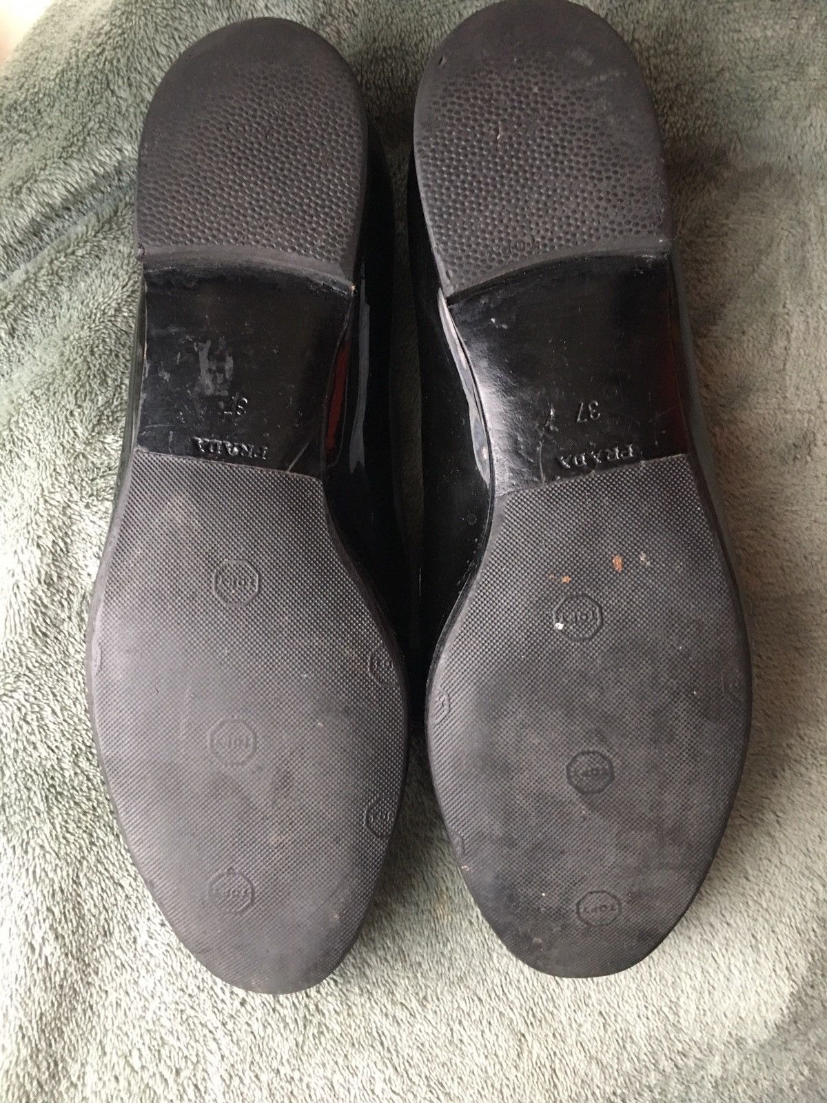 Prada Prada Black Patent Leather Bow Flats Loafers Size EU 37 Size US 7 / IT 37 - 15 Thumbnail