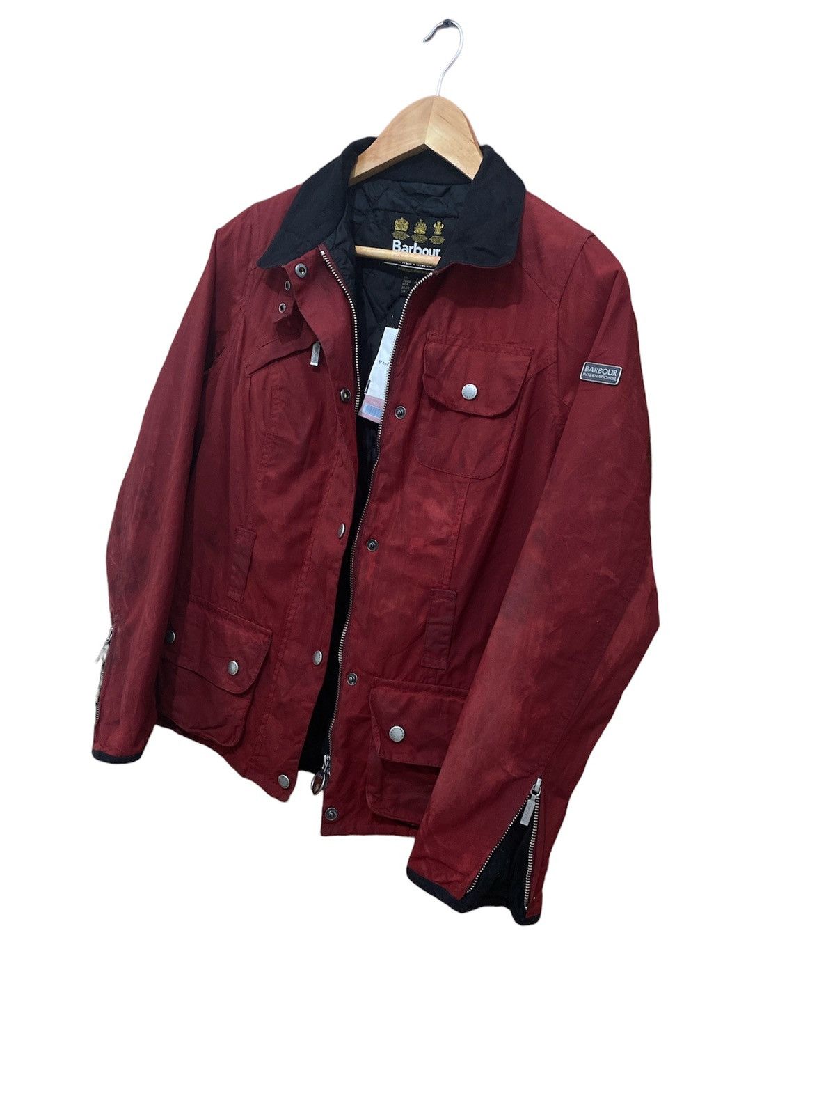 Barbour Barbour Hillberry Quilted Lined Waxed Riding Jacket Size S / US 4 / IT 40 - 1 Thumbnail