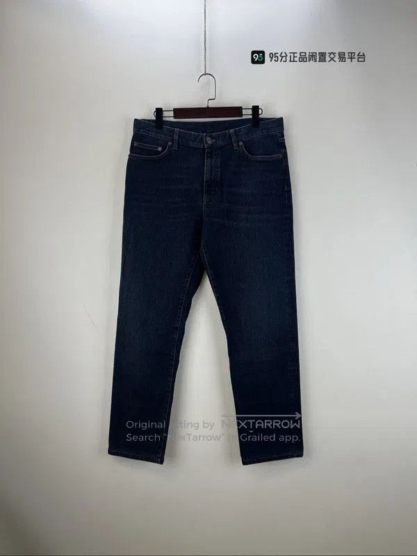 Ermenegildo Zegna Zegna Men's Dark Blue Long Denim Jeans. Size US 35 - 4 Thumbnail