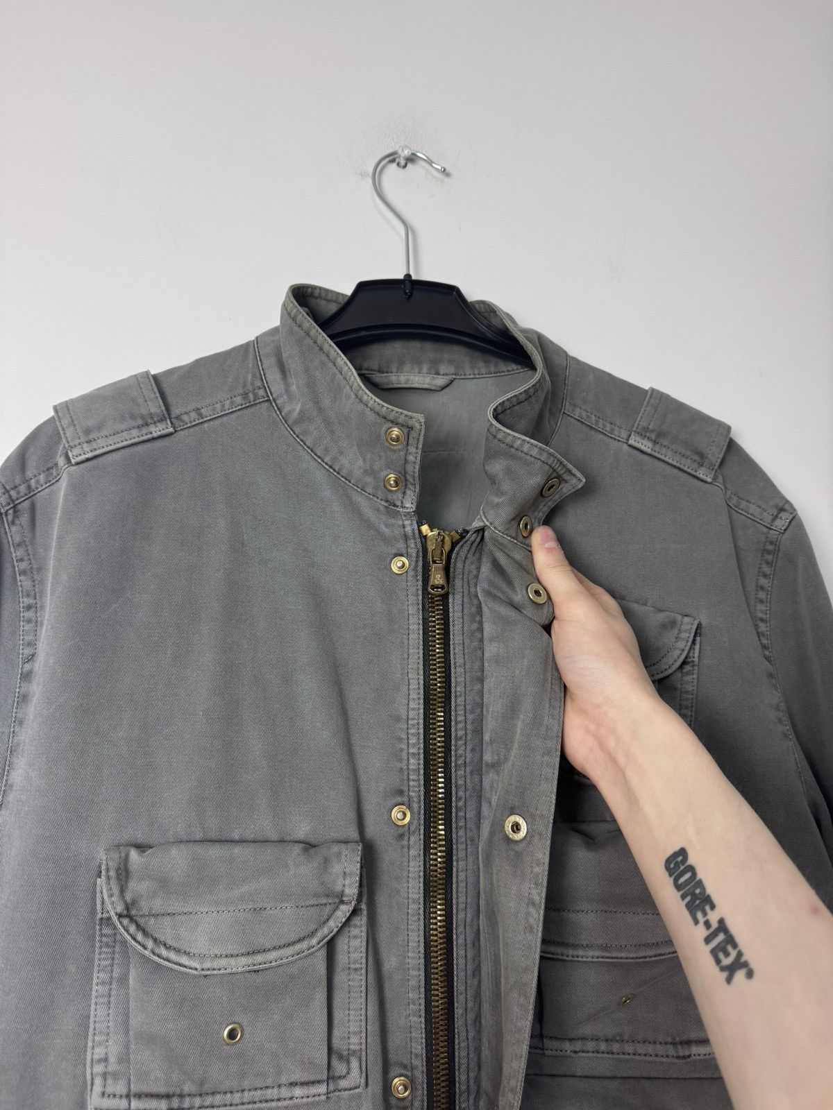 Dolce & Gabbana AW2003 Dolce & Gabbana Faded Bondage Utility Cargo Jacket Size US L / EU 52-54 / 3 - 11 Thumbnail