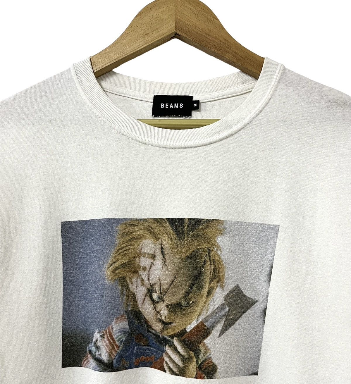 Beams Japan BEAMS CHUCKY CHILD'S PLAY SERIAL KILLER MOVIE JAPAN TSHIRT Size US M / EU 48-50 / 2 - 3 Thumbnail
