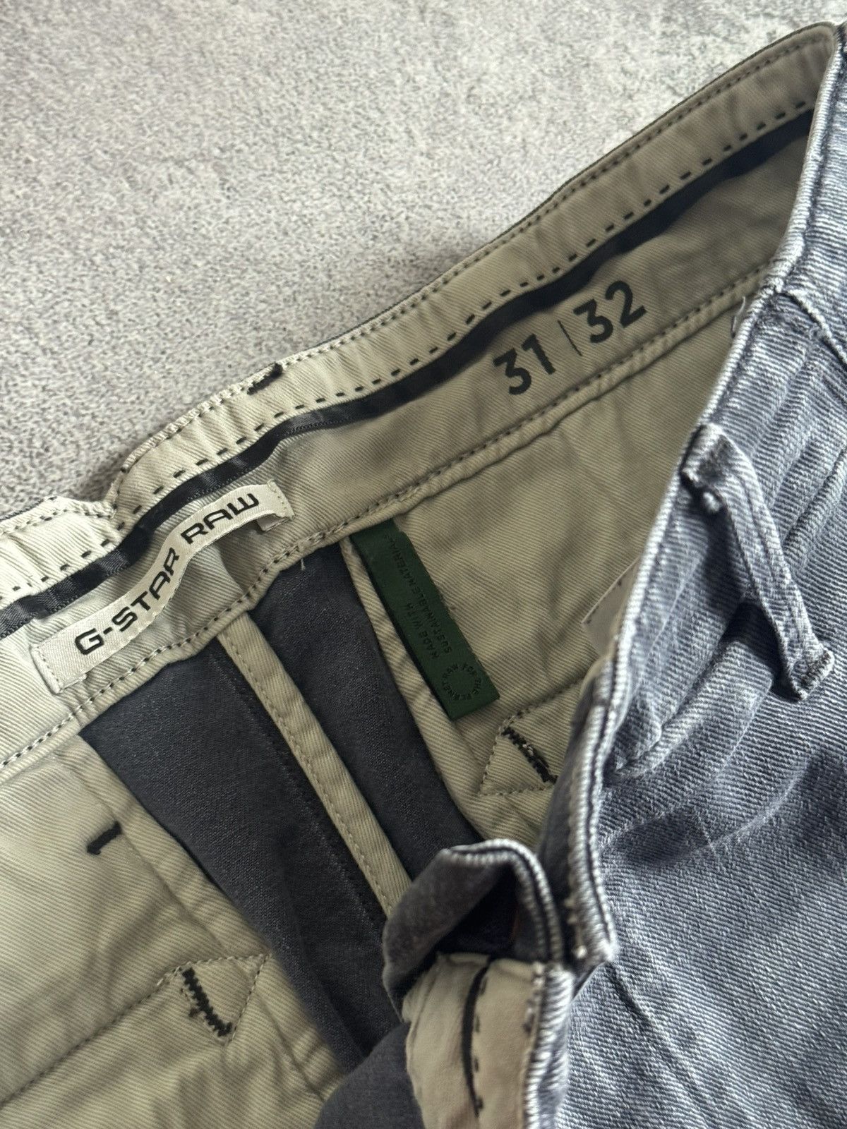 G-Star G star raw 31/32 vetar chino slim denim pants jeans trousers Size US 31 - 11 Thumbnail