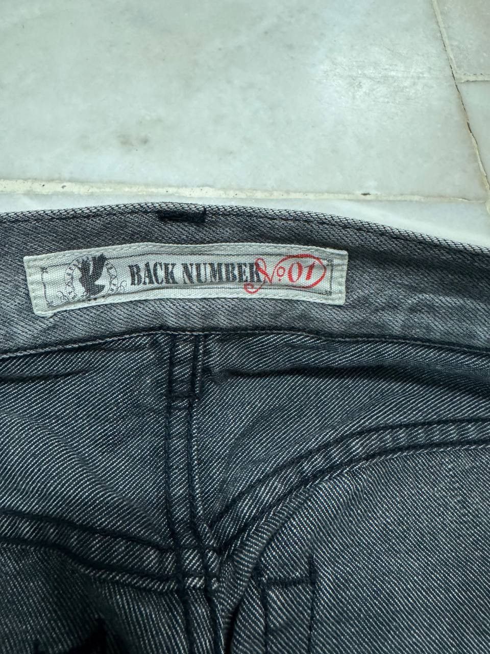 Japanese Brand Vintage Back Number Insane Whisker Honeycomb 90s Style Jean Size US 30 / EU 46 - 10 Thumbnail