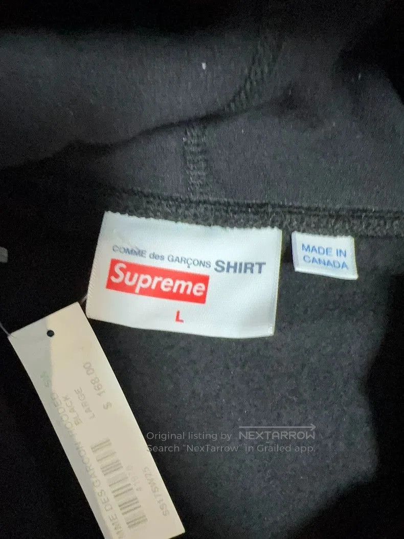 Comme des Garcons Supreme x CDG Pleated Hoodie. Size US L / EU 52-54 / 3 - 2 Thumbnail