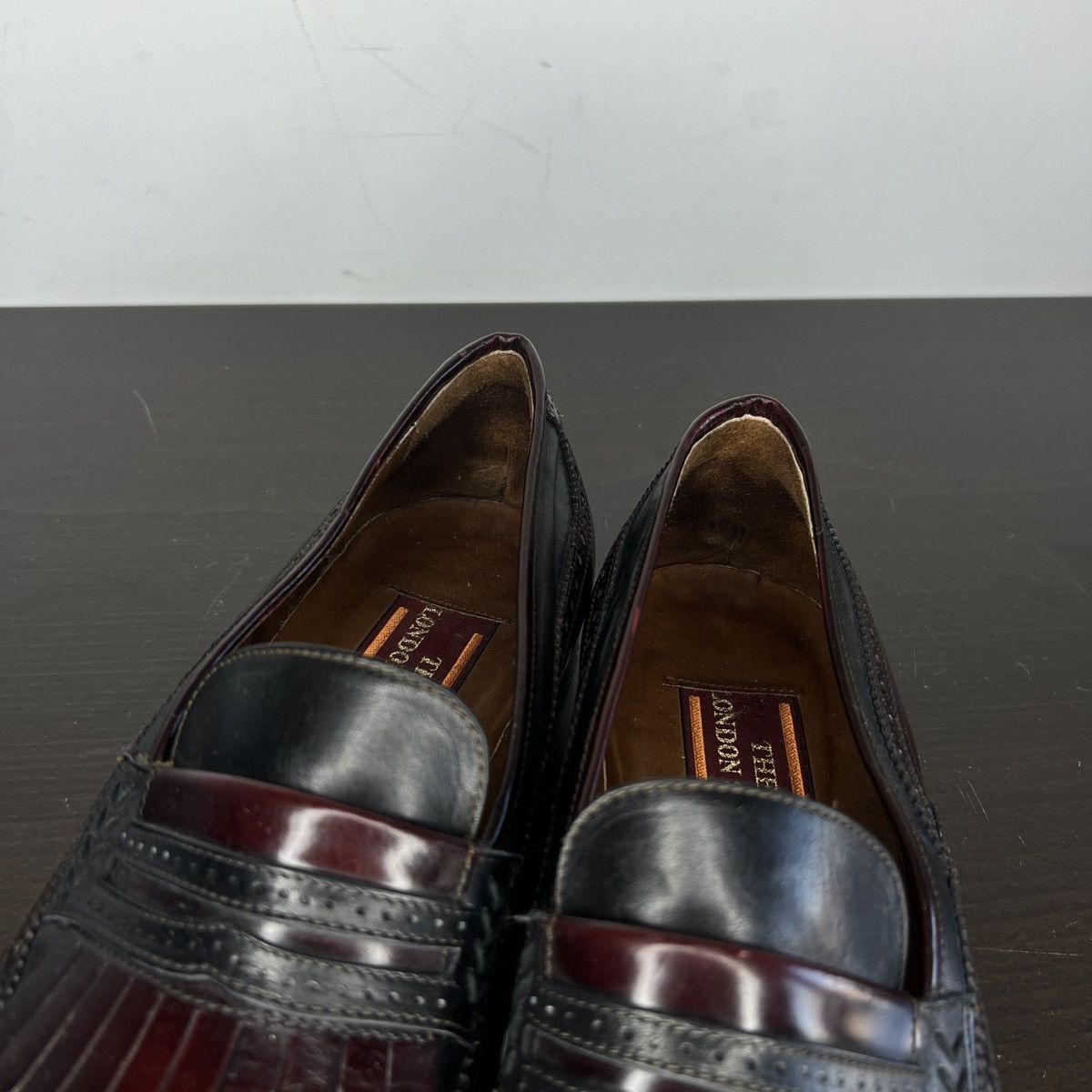 Vintage Vintage Loafers Formal Patent Genuine Leather Shoes Elegant Size US 8.5 / EU 41-42 - 10 Thumbnail