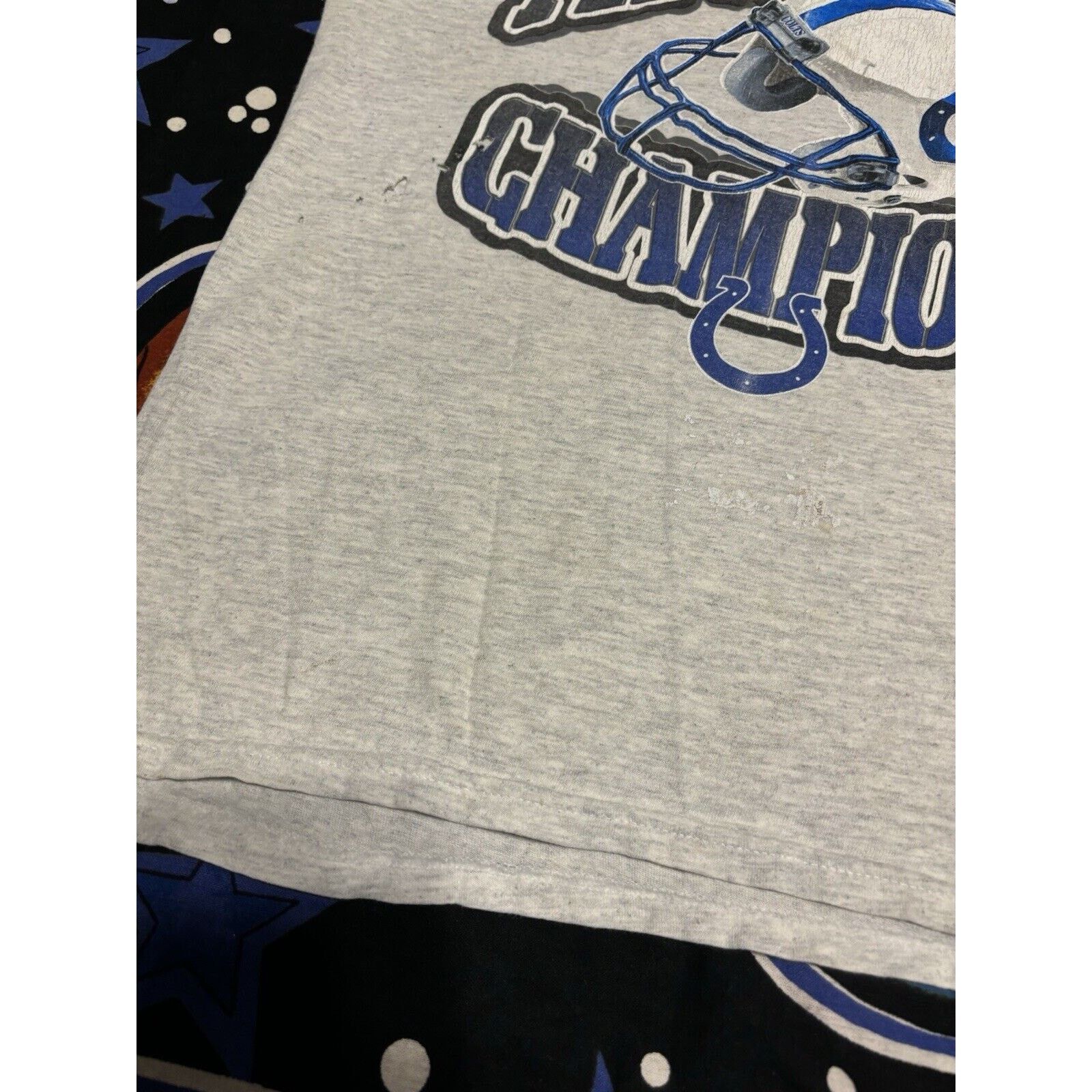 NFL Vintage Distressed Grey AFC East champions NFL Size small Size US S / EU 44-46 / 1 - 3 Thumbnail