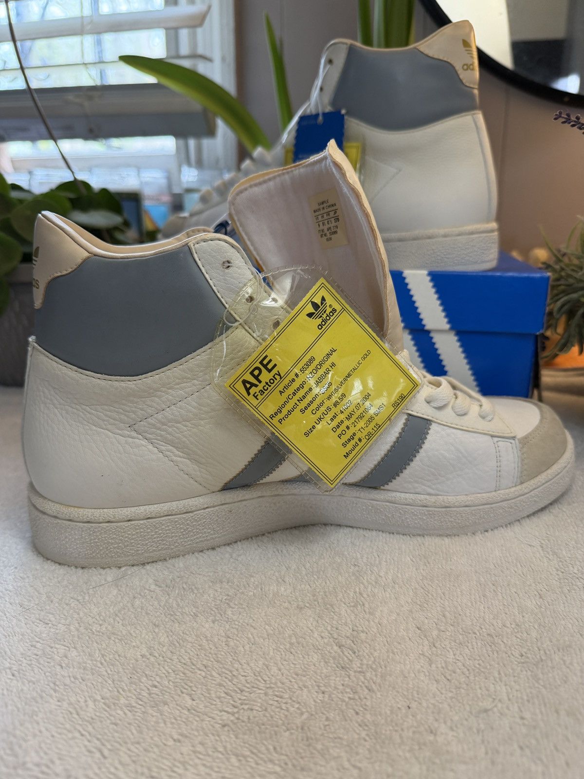 Adidas Kareem abdul jabar 2004 vintage Adidas Samples! Sz 9 Size US 9 / EU 42 - 14 Thumbnail