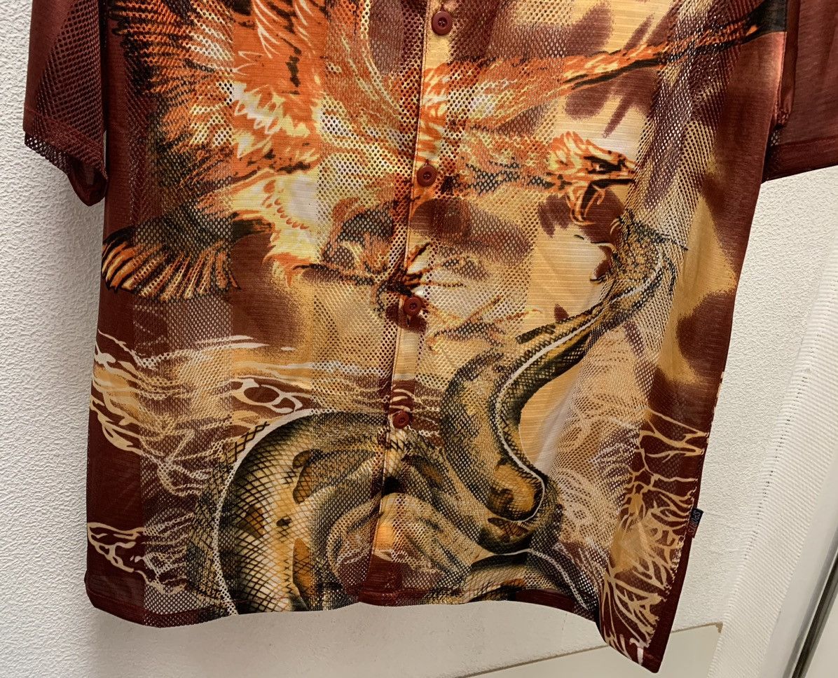 Other Dragon vintage drill y2k shirt Xl sz oversize crazy hawai Size US XL / EU 56 / 4 - 5 Thumbnail
