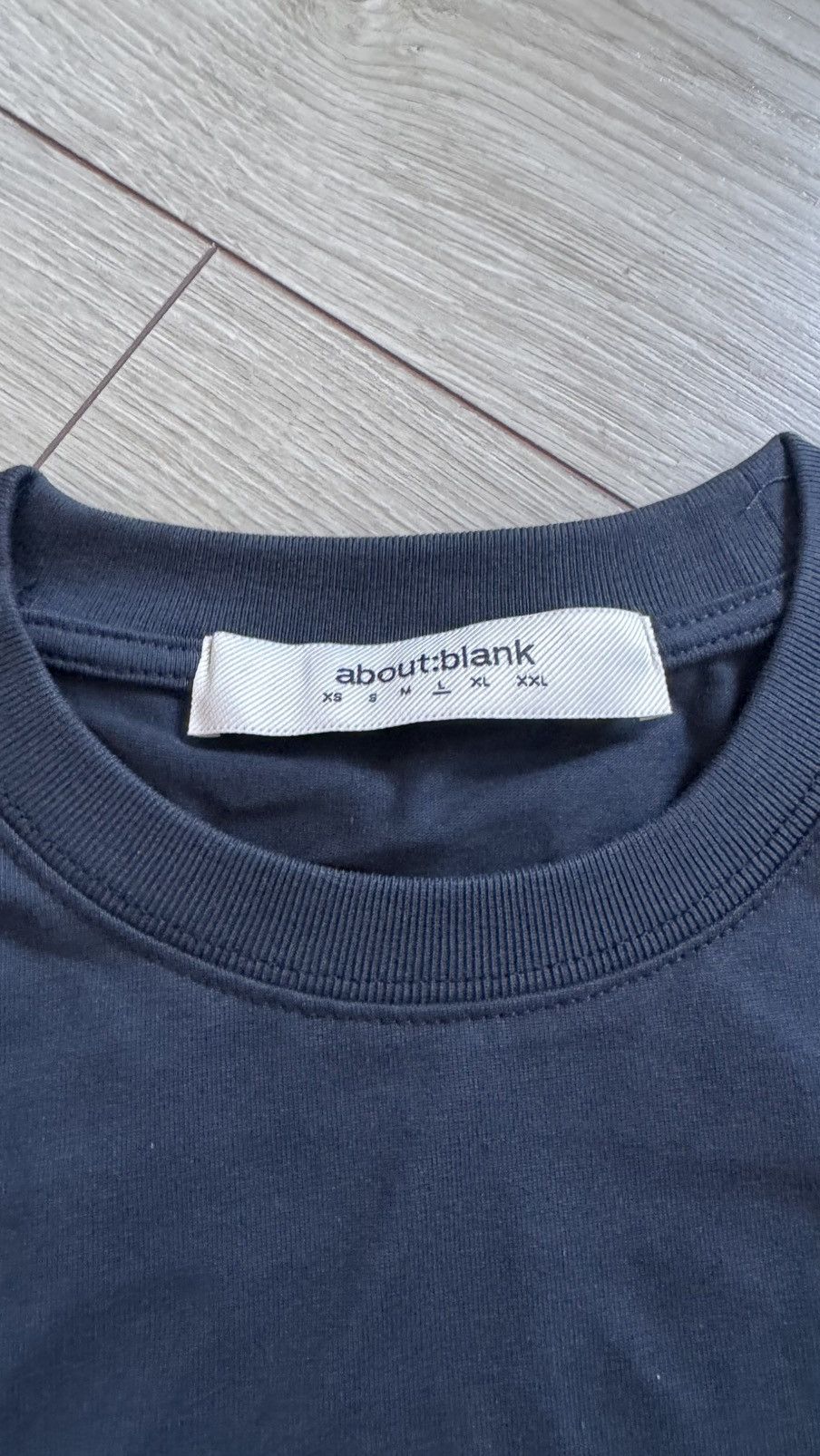 About:Blank About:Blank White Logo Tee | Minimal Form & Statement Design Size US L / EU 52-54 / 3 - 4 Thumbnail