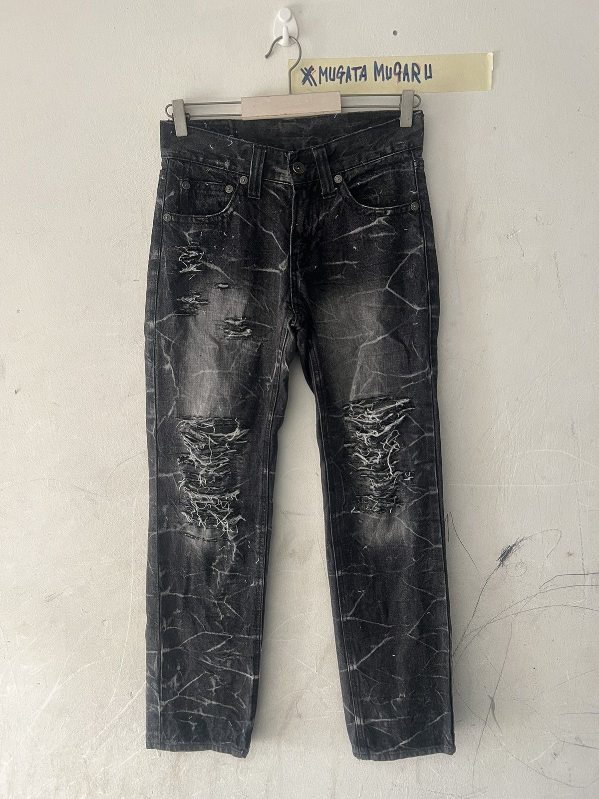 UNBRAND RIPPED DISTRESSED DENIM PANT