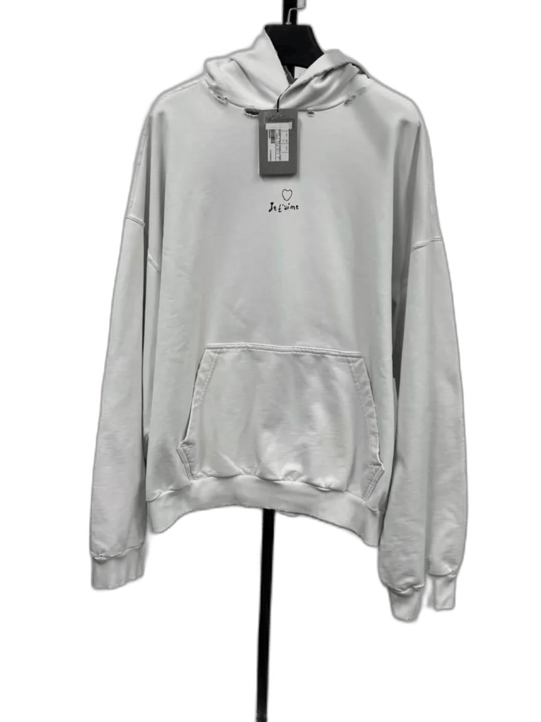 Balenciaga Balenciaga Embroidered Casual Hoodie Size M-2505 Size US M / EU 48-50 / 2 - 1 Thumbnail