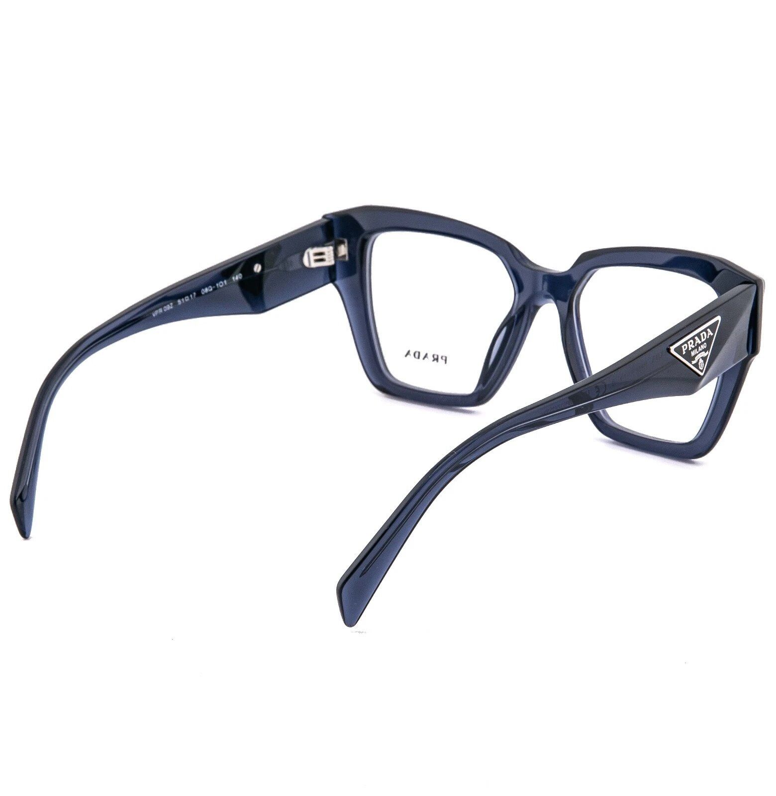 Prada PRADA SYMBOLE PR09ZV Crystal Blue Triangle Eyeglass 09ZV 09Z Size ONE SIZE - 7 Thumbnail
